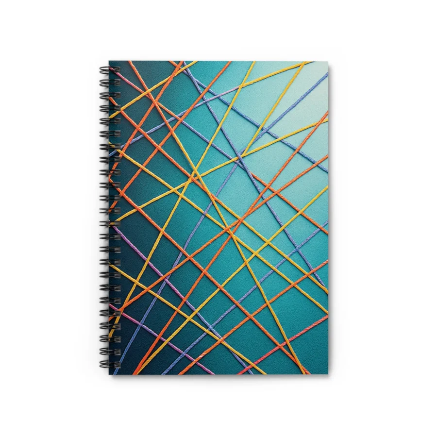 US Spiral Notebook Lined COLOR LINES SUNSPLASH 1