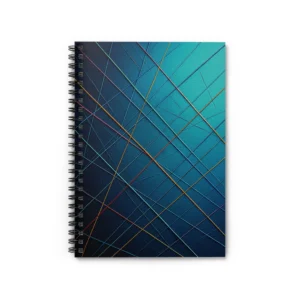 US Spiral Notebook Ruled Lines COLOR LINES COOL CURRENT 1