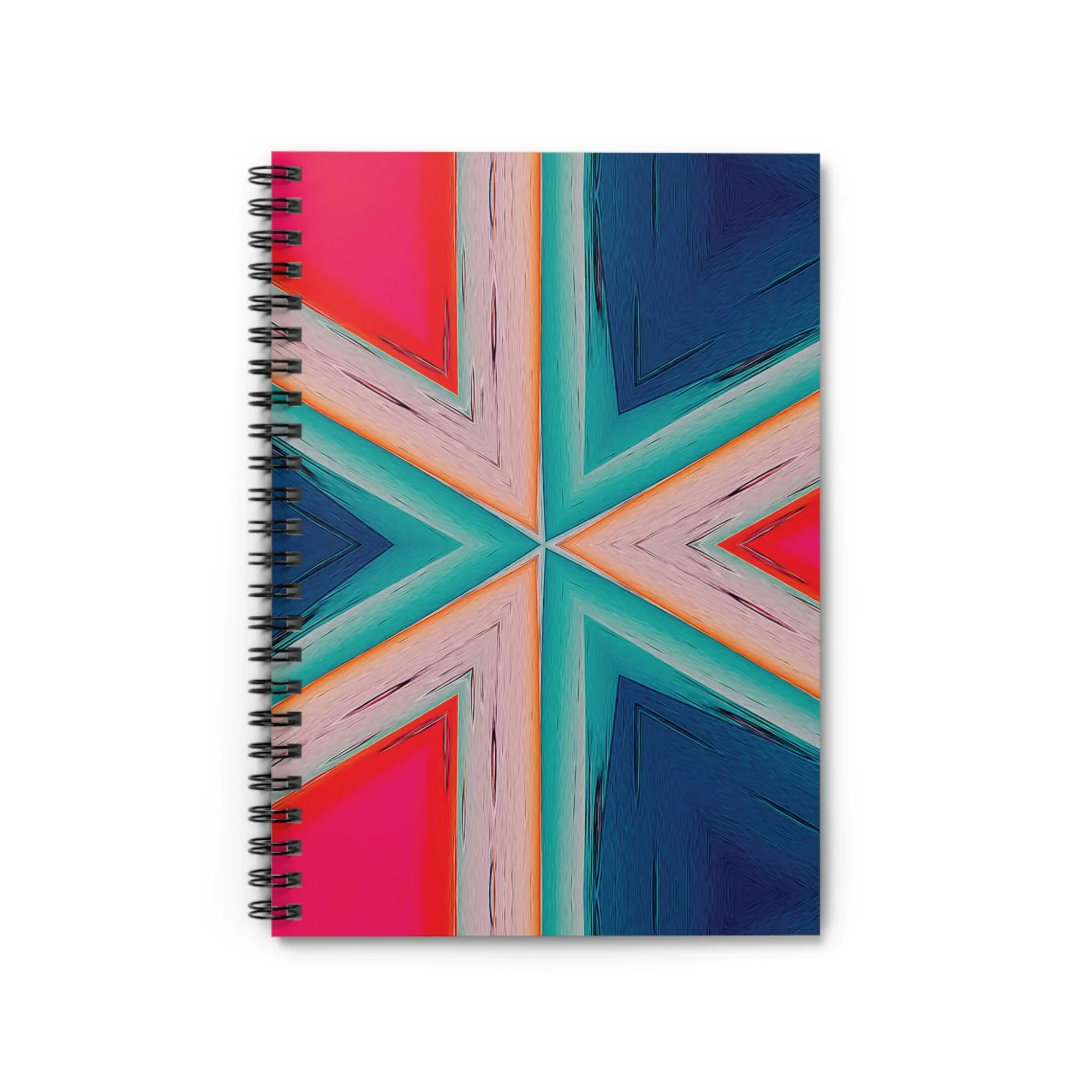 US Spiral Notebook Ruled Lines COLORFUL TRIANGLES 1 US Spiral Notebook Ruled Lines COLORFUL TRIANGLES 1