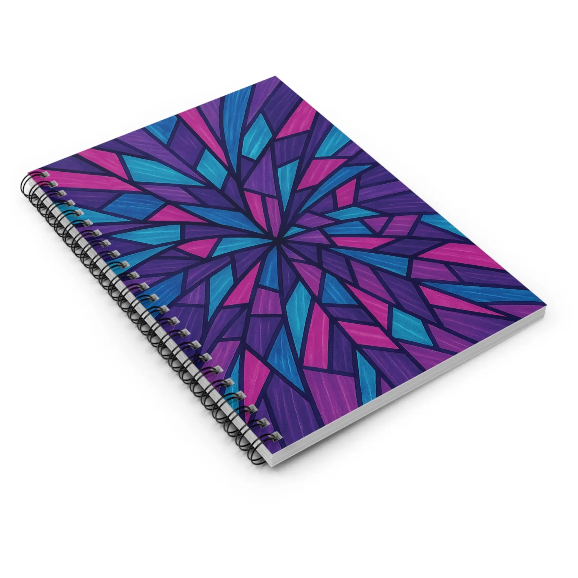 US Spiral Notebook Ruled Lines RADIAL BLOOM 2 US Spiral Notebook Ruled Lines RADIAL BLOOM 2
