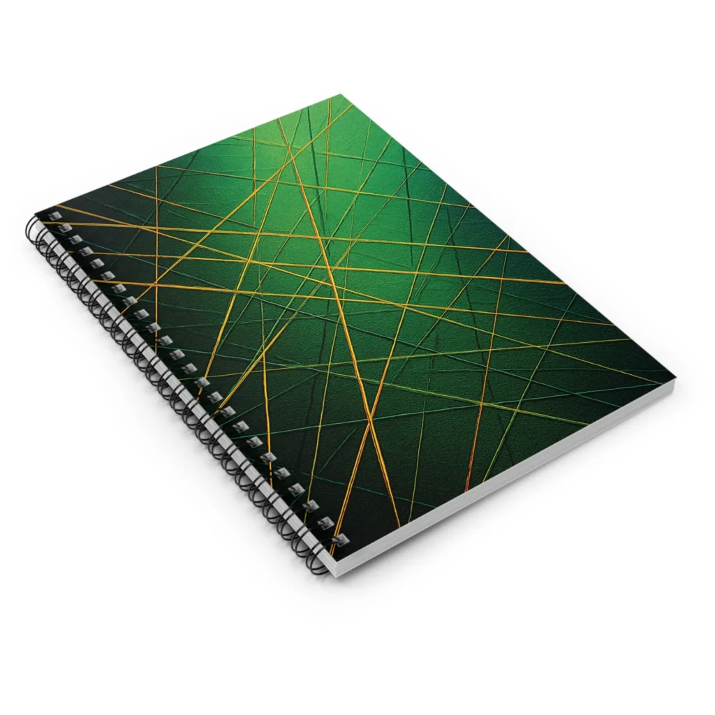 US Spiral Notebook Ruled Lines COLOR LINES FOREST VOLTAGE 2
