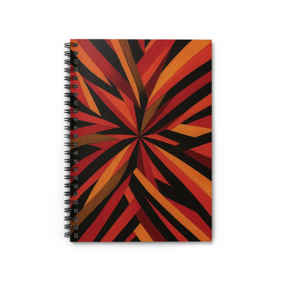 US Spiral Notebook Lined FOCAL POINT EMBER 1