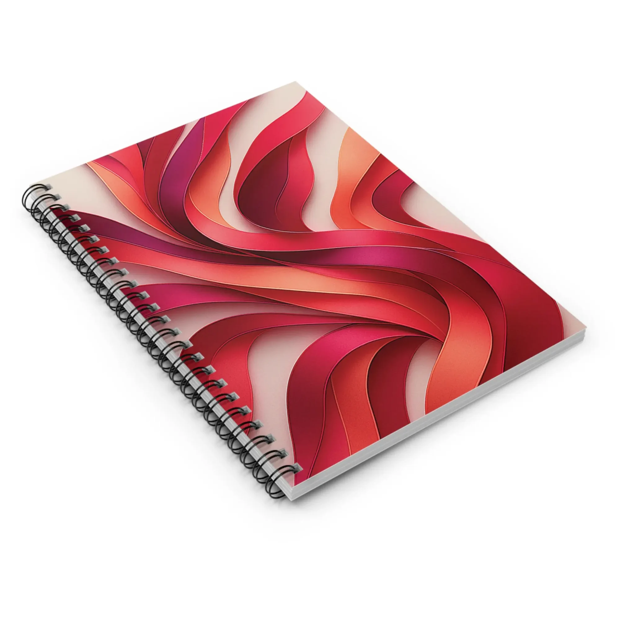 US Spiral Notebook RIBBONS OF FLAME 2 US Spiral Notebook Ruled Lines RIBBONS OF FLAME 2