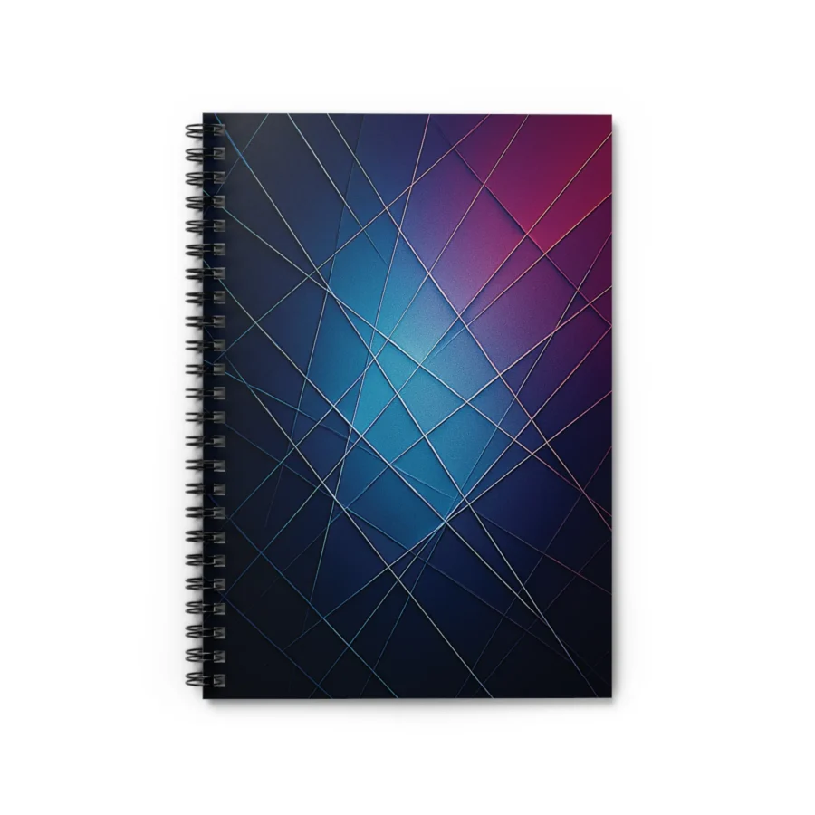 US Spiral Notebook Ruled Lines THIN LINES MIDNIGHT CURRENT 2