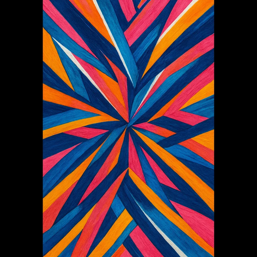 US COLOR BURST WP60 US Giclée Print Poster COLOR BURST. Fine Art Wall Art with Archival Quality. Printed, packaged, and shipped in the US. Exclusive ColorVanta design.