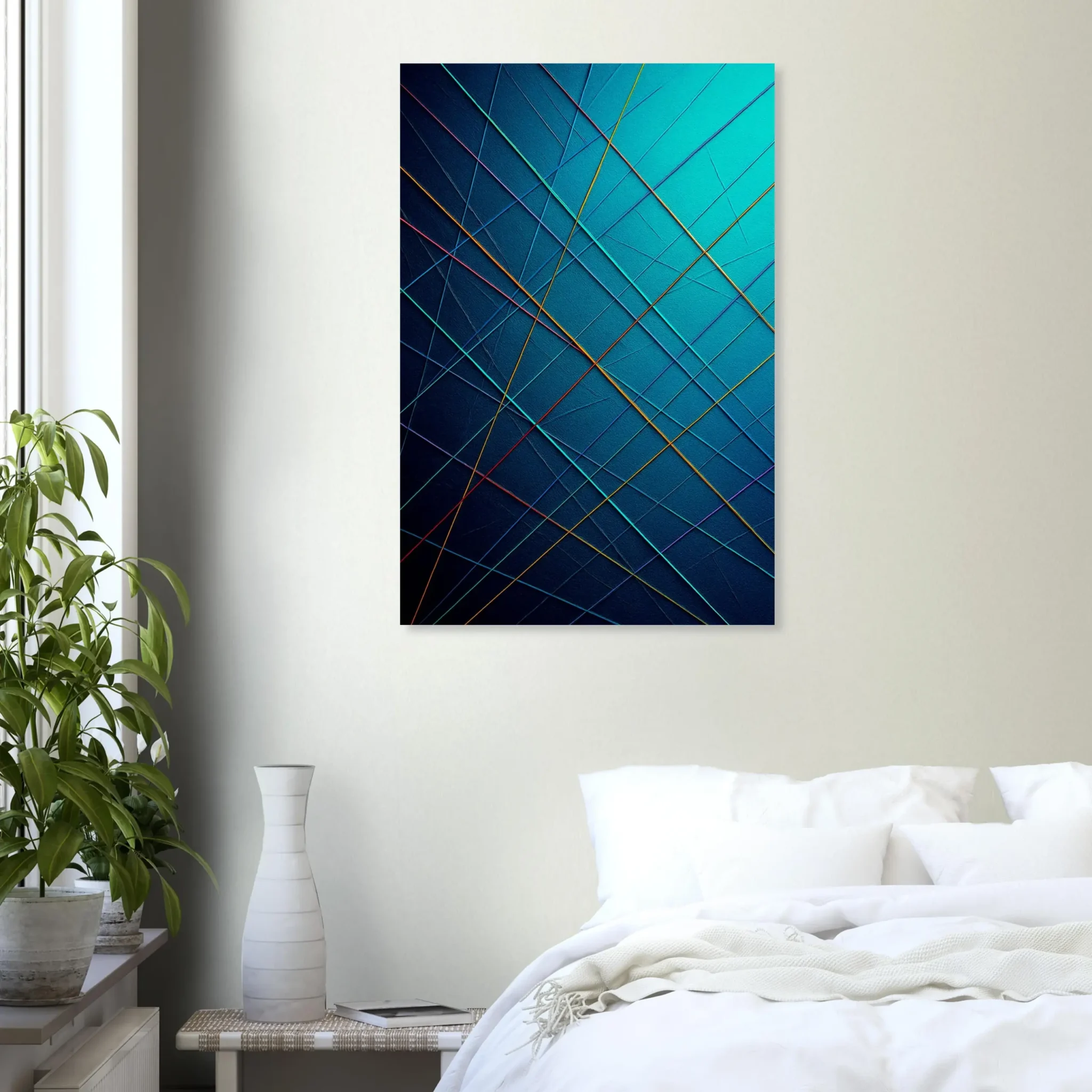 US Giclée Print Poster COOL CURRENT. Fine Art Wall Art with Archival Quality. Printed, packaged, and shipped in the US. Exclusive ColorVanta design.