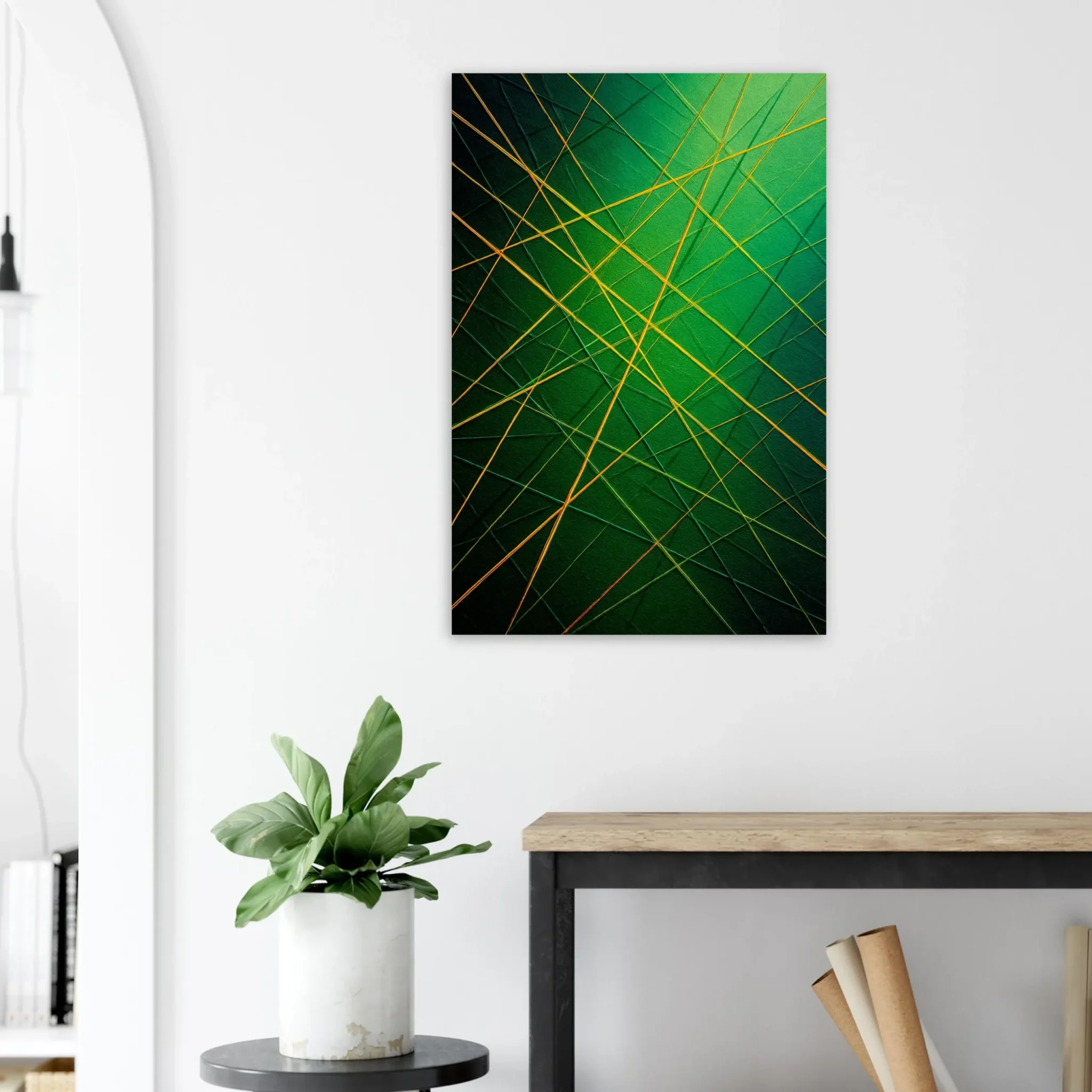 US Giclée Print Poster FOREST VOLTAGE. Fine Art Wall Art with Archival Quality. Printed, packaged, and shipped in the US. Exclusive ColorVanta design.