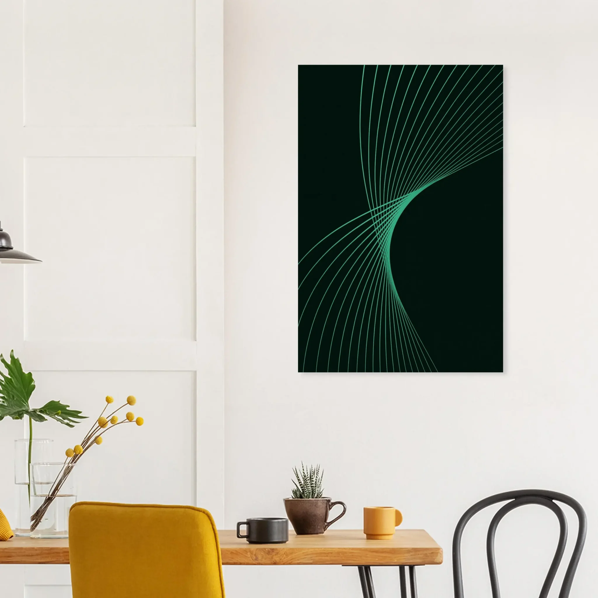 US Giclée Print Poster AQUAMARINE FLUX. Fine Art Wall Art with Archival Quality. Exclusive ColorVanta design.