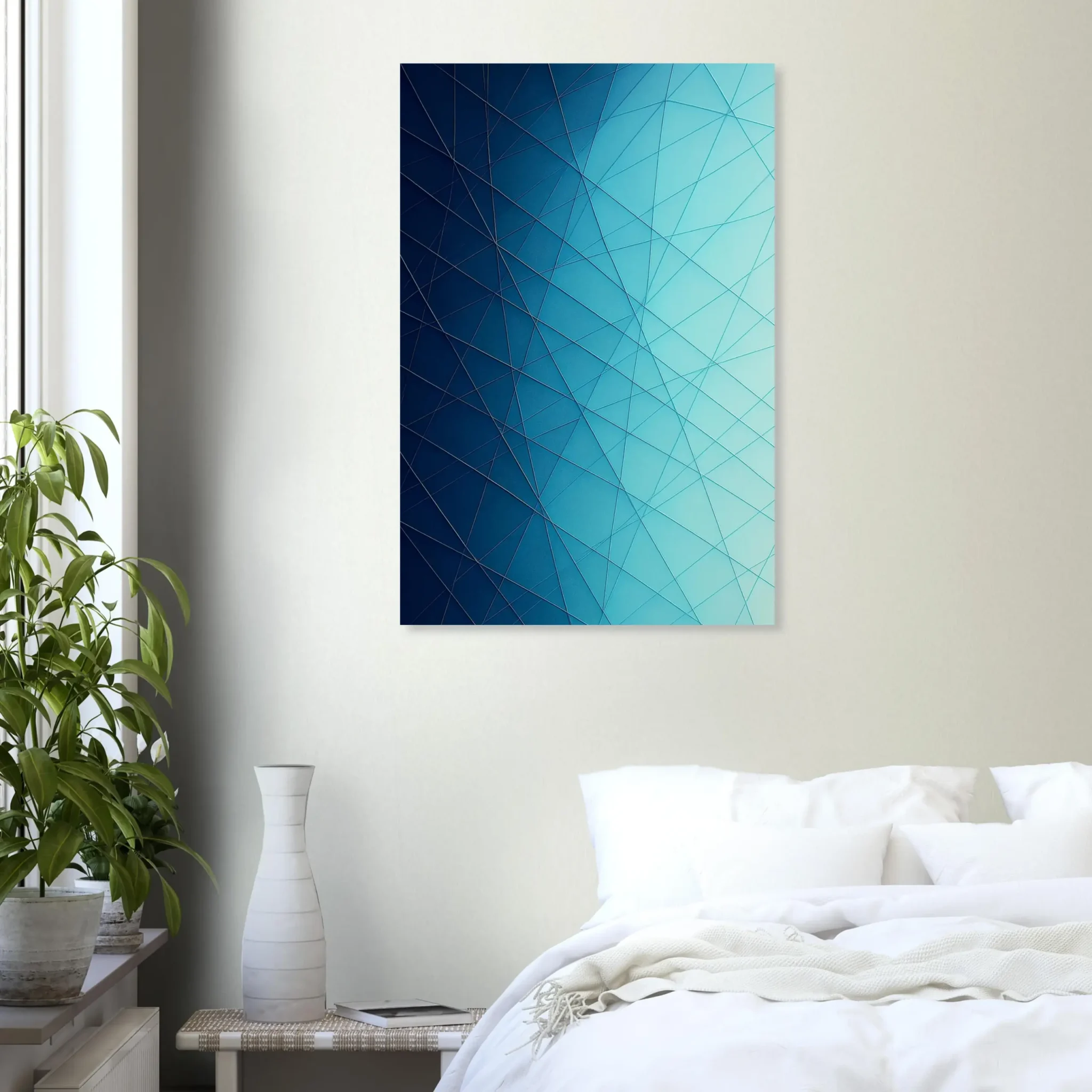 US Giclée Print Poster ICEGRID. Fine Art Wall Art with Archival Quality. Printed, packaged, and shipped in the US. Exclusive ColorVanta design.