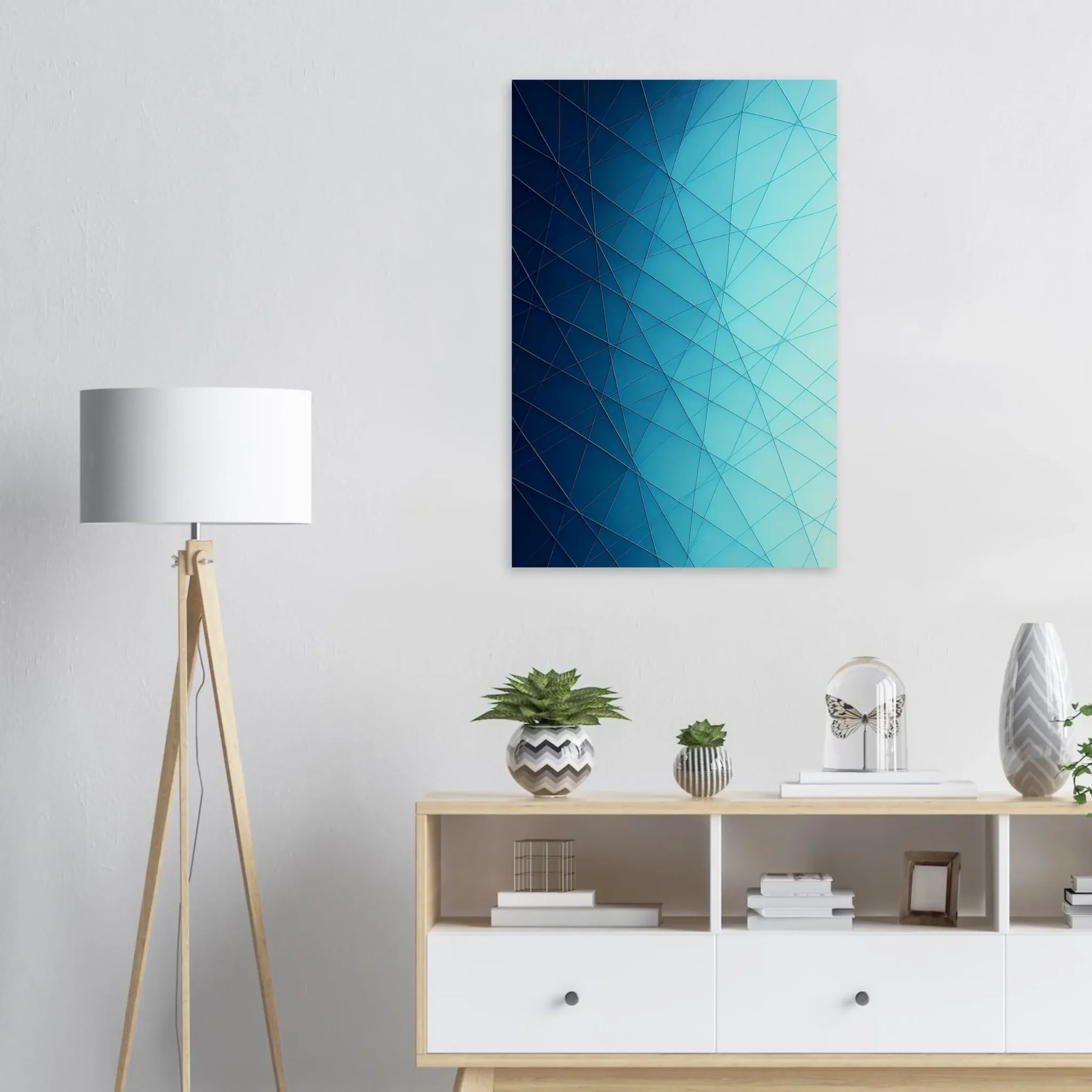 US Giclée Print Poster ICEGRID. Fine Art Wall Art with Archival Quality. Printed, packaged, and shipped in the US. Exclusive ColorVanta design.