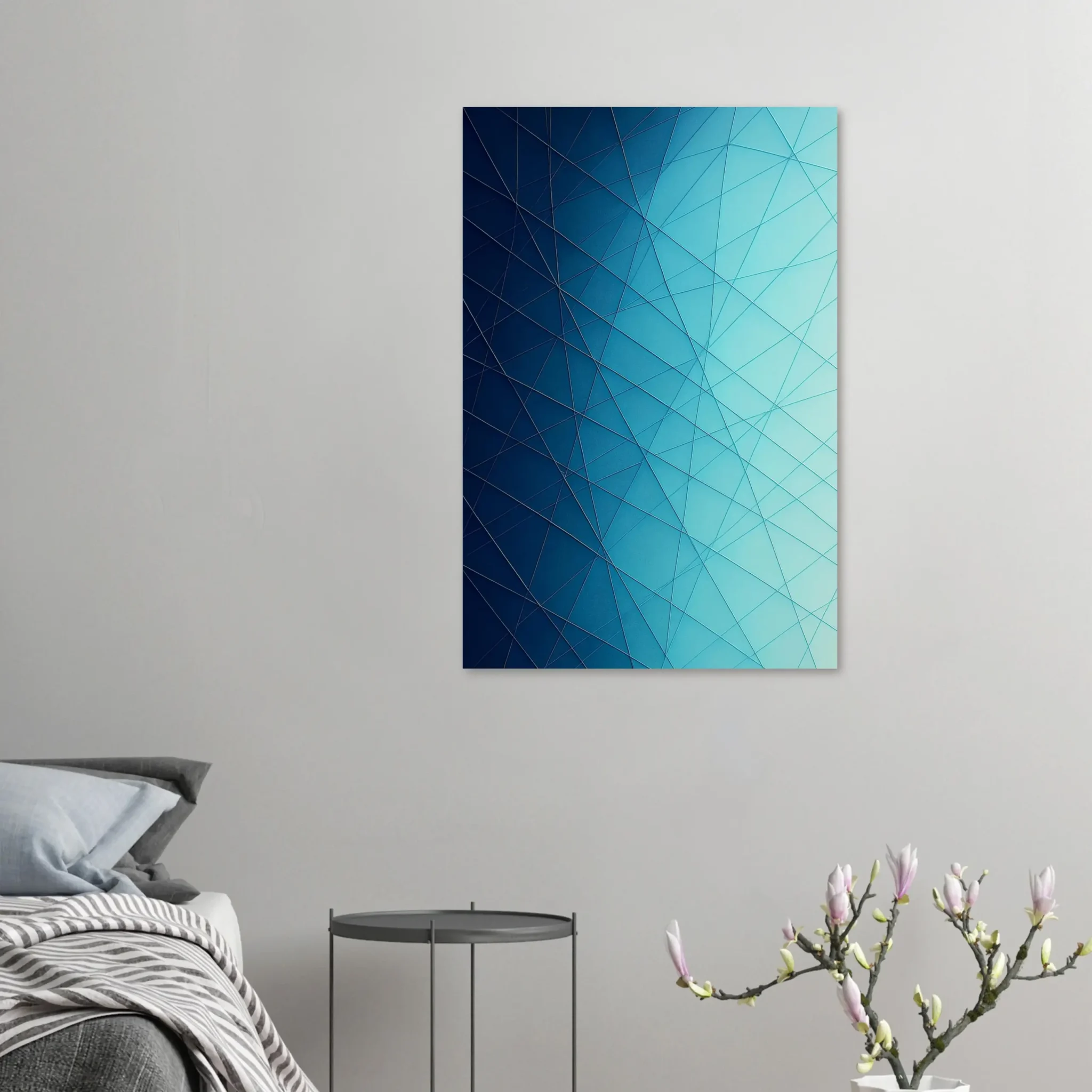 US Giclée Print Poster ICEGRID. Fine Art Wall Art with Archival Quality. Printed, packaged, and shipped in the US. Exclusive ColorVanta design.