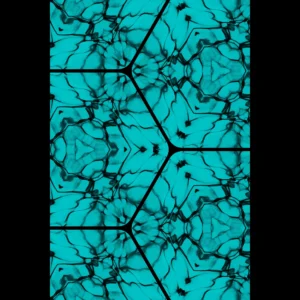 US Giclée Print Poster TURQUOISE CURRENT. Fine Art Wall Art with Archival Quality. Printed, packaged, and shipped in the US. Exclusive ColorVanta design.