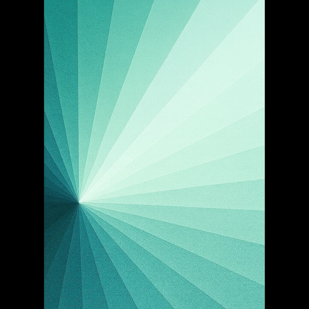 US Giclée Print Poster TURQUOISE RISE. Fine Art Wall Art with Archival Quality. Printed, packaged, and shipped in the US. Exclusive ColorVanta design.