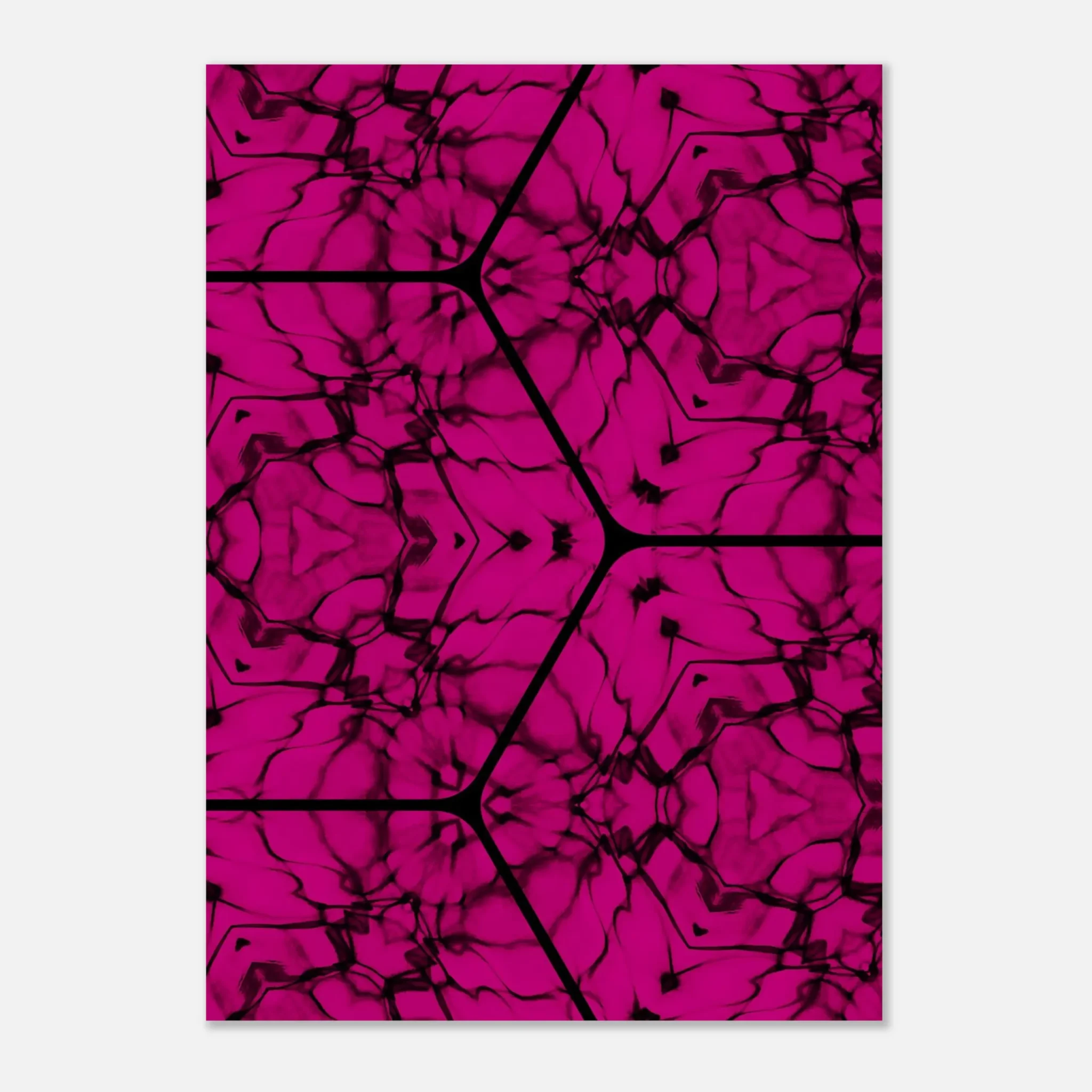 US Giclée Print Poster VIOLET PULSE. Fine Art Wall Art with Archival Quality. Printed, packaged, and shipped in the US. Exclusive ColorVanta design.