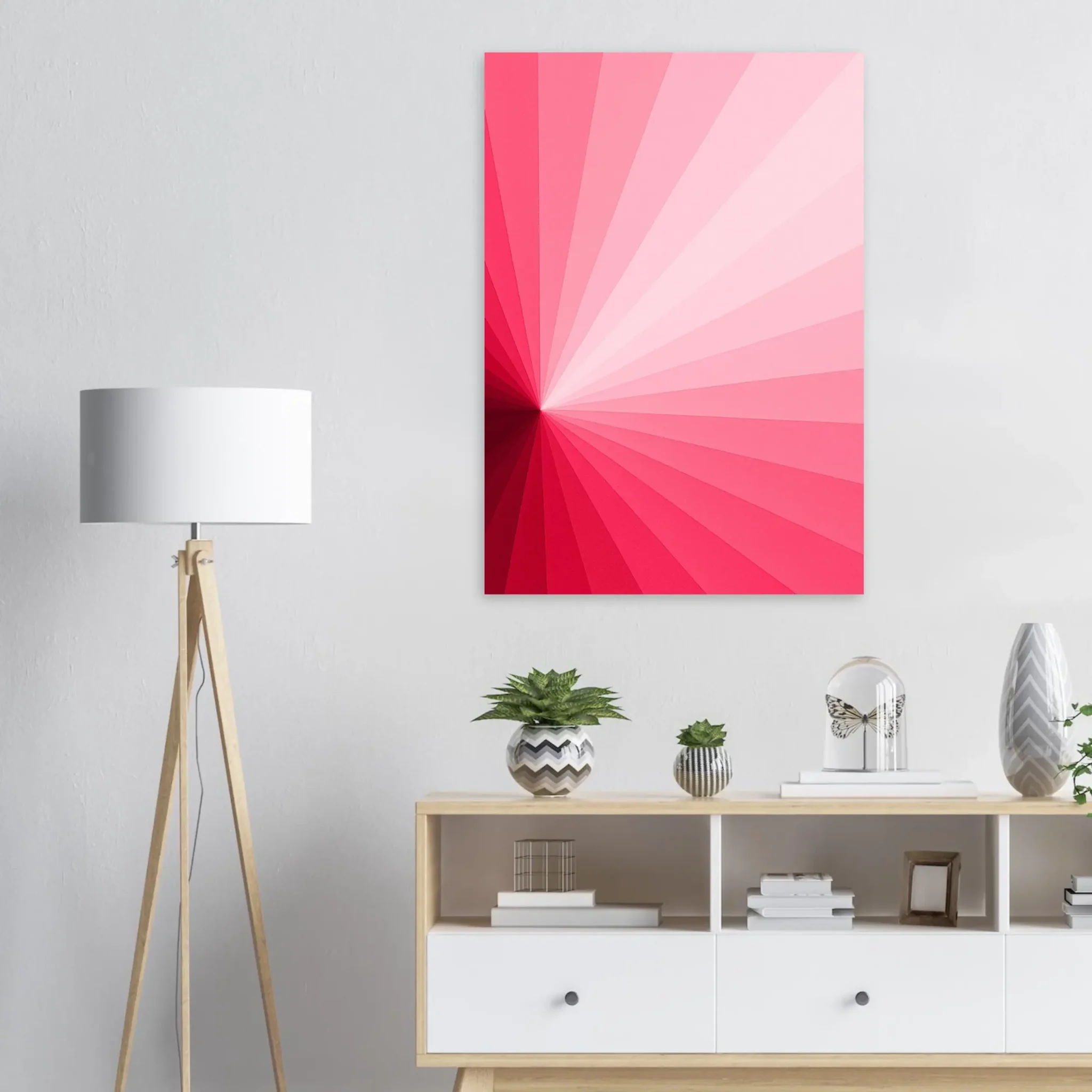 US Giclée Print Poster BLUSH VECTOR. Fine Art Wall Art with Archival Quality. Printed, packaged, and shipped in the US. Exclusive ColorVanta design.