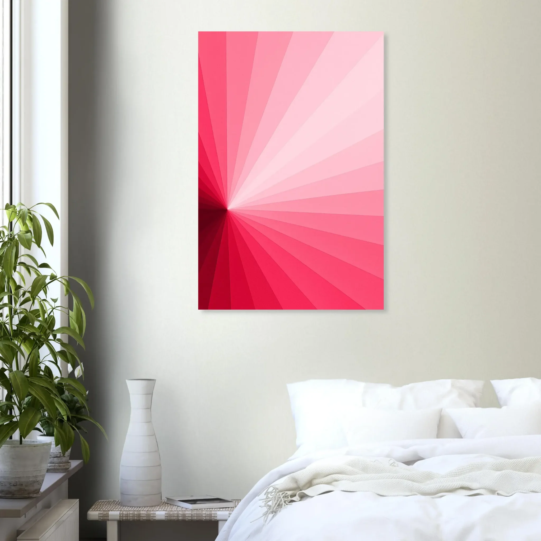 US Giclée Print Poster BLUSH VECTOR. Fine Art Wall Art with Archival Quality. Printed, packaged, and shipped in the US. Exclusive ColorVanta design.