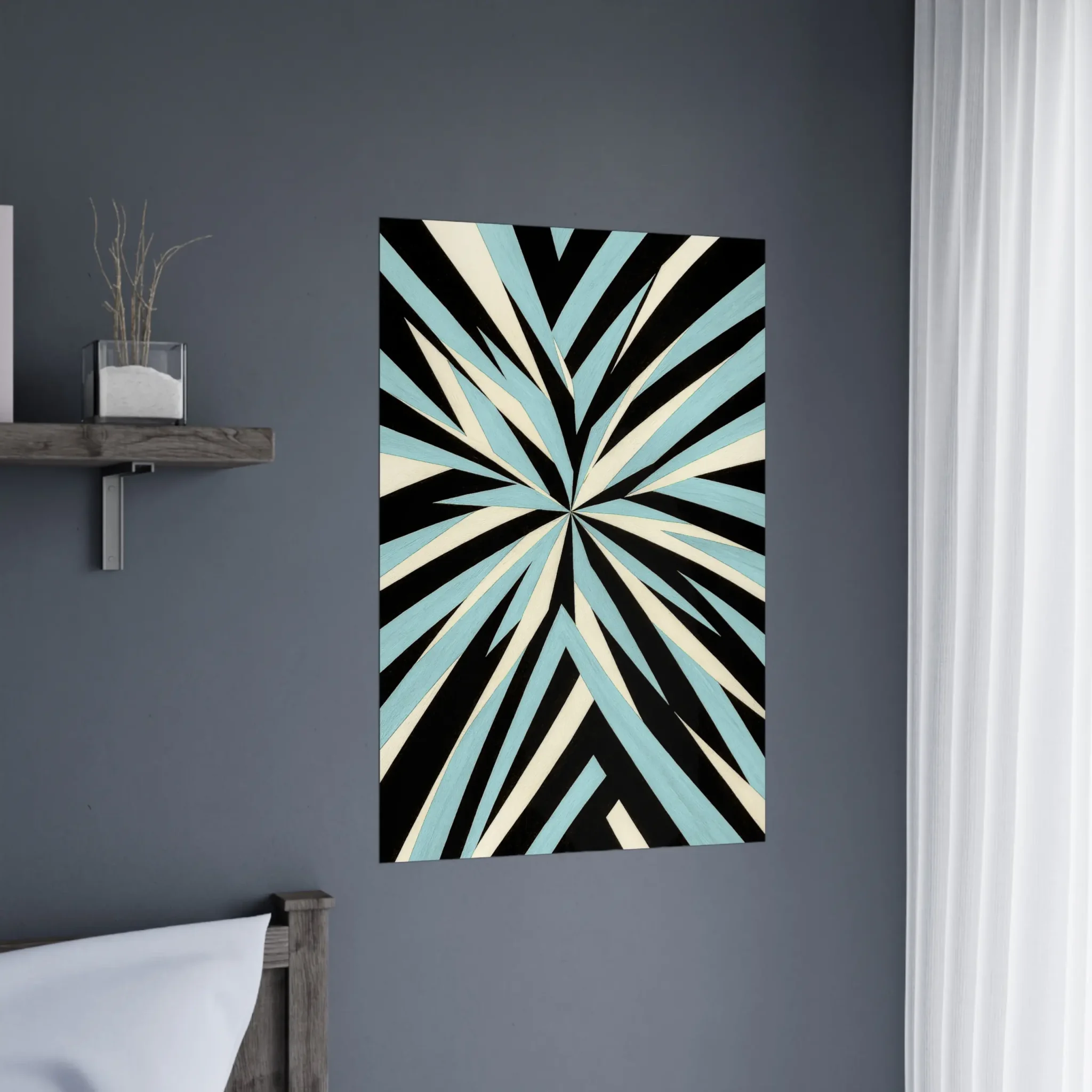 US Giclée Print Poster CADET RAY. Fine Art Wall Art with Archival Quality. Printed, packaged, and shipped in the US. Exclusive ColorVanta design.