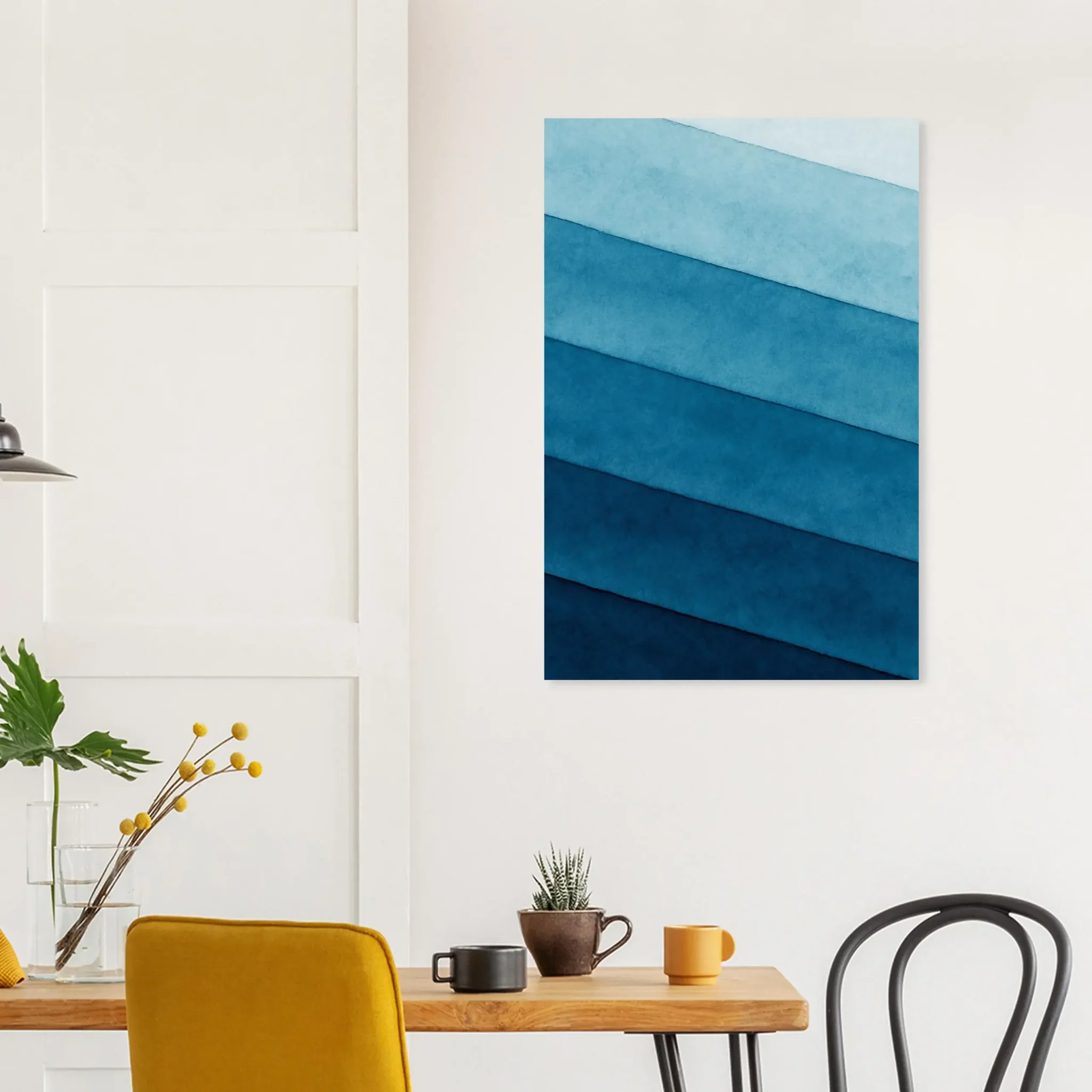 US Giclée Print Poster CIRCADIAN BLUE. Fine Art Wall Art with Archival Quality. Printed, packaged, and shipped in the US. Exclusive ColorVanta design.