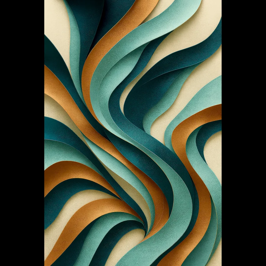 US COPPER TIDE US Giclée Print Poster COPPER TIDE. Fine Art Wall Art with Archival Quality. Printed, packaged, and shipped in the US. Exclusive ColorVanta design.