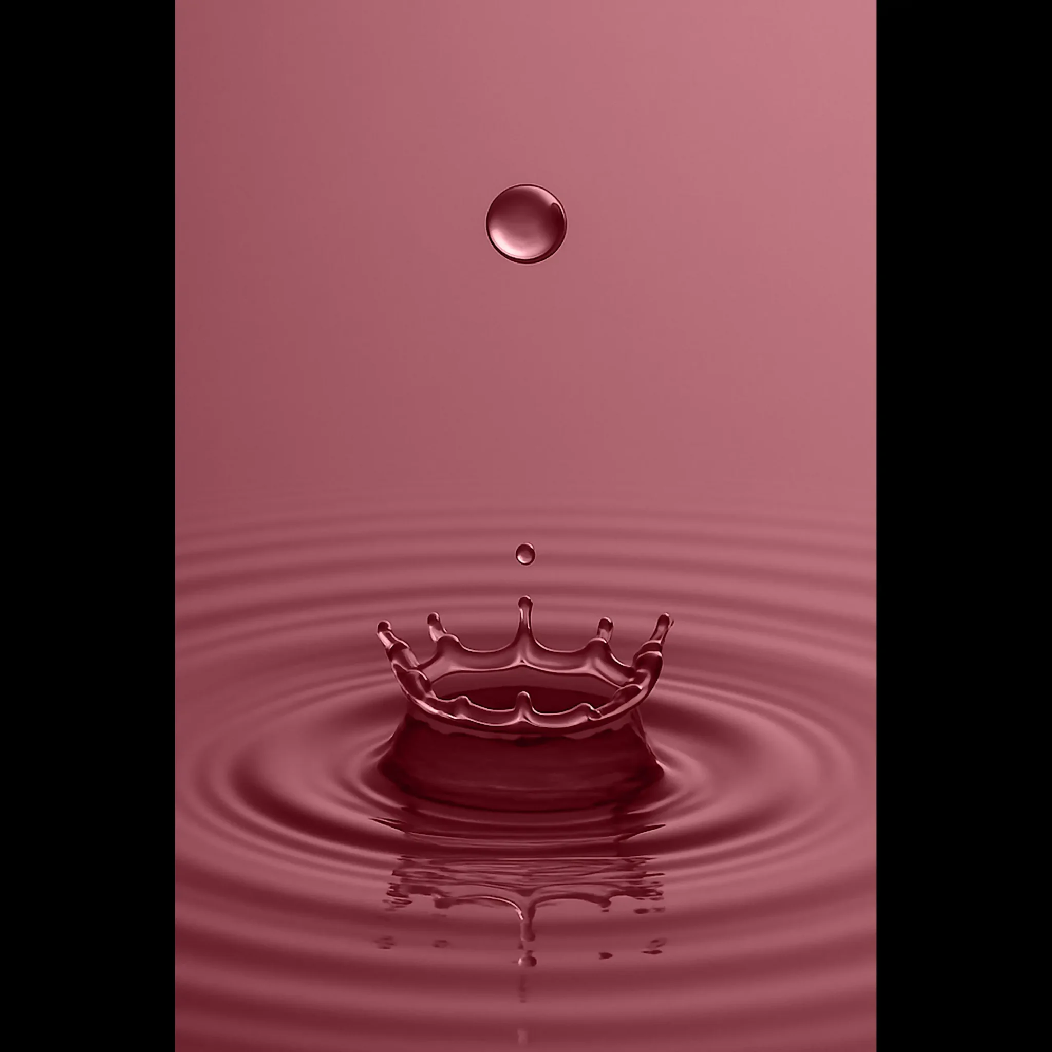 US Giclée Print Poster DROP OF LIGHT PINK. Fine Art Wall Art with Archival Quality. Printed, packaged, and shipped in the US. Exclusive ColorVanta design.