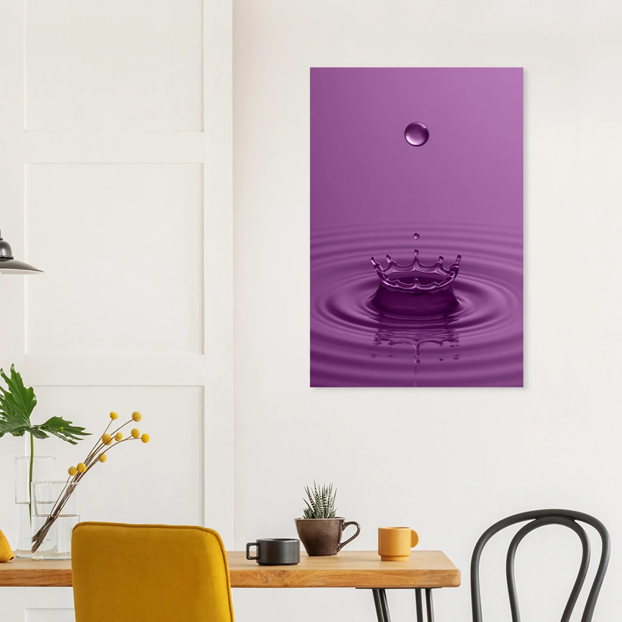 US Giclée Print Poster DROP OF PLUM. Fine Art Wall Art with Archival Quality. Exclusive ColorVanta design.