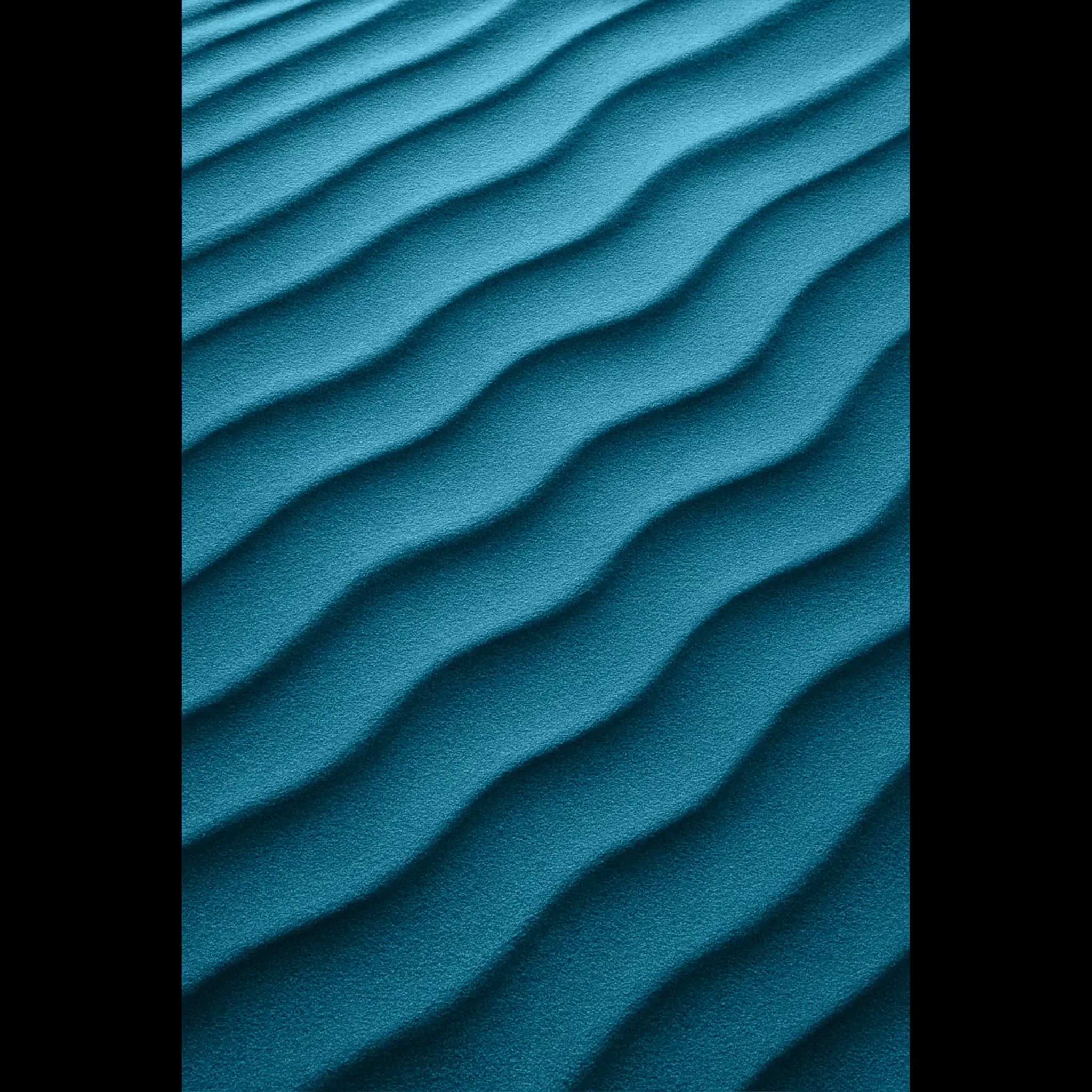 US Giclée Print Poster DUNE OF DEEP TEAL BLUE. Fine Art Wall Art with Archival Quality. Printed, packaged, and shipped in the US. Exclusive ColorVanta design.