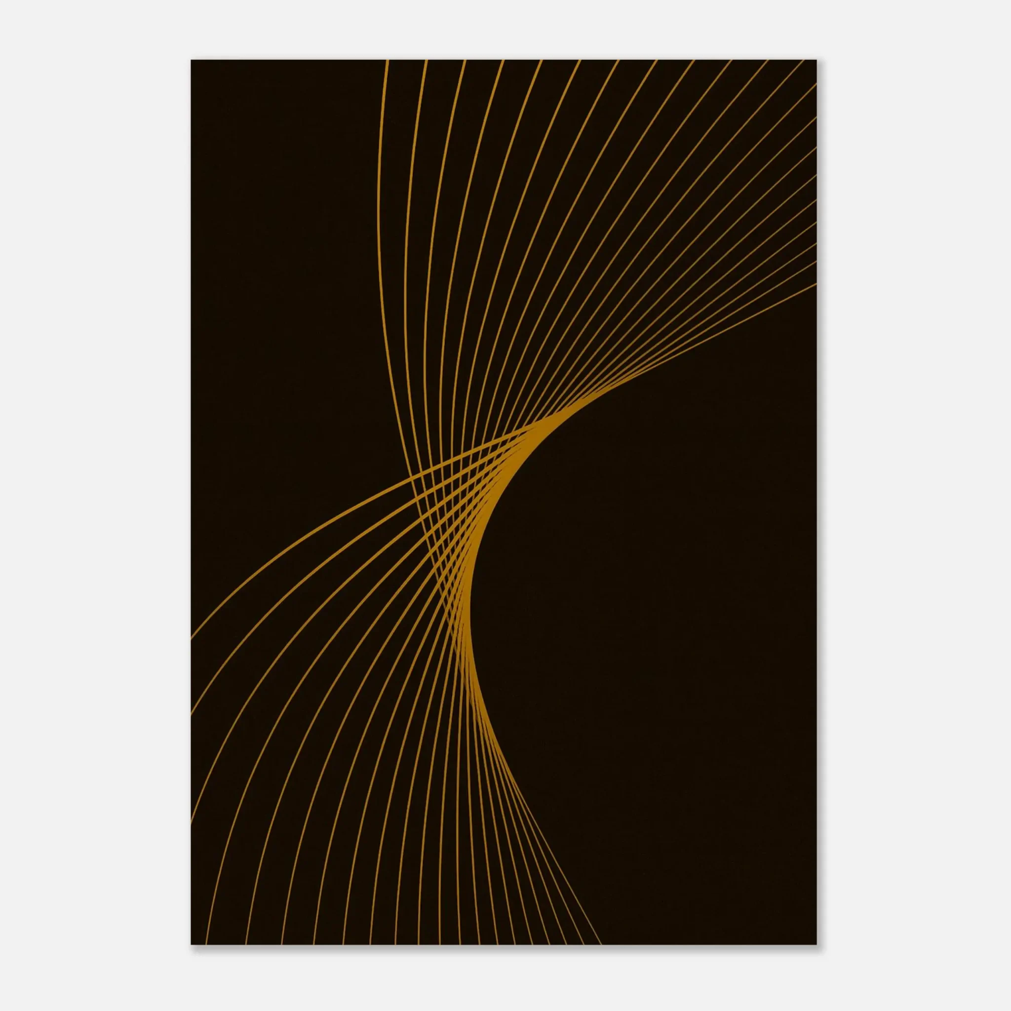 US Giclée Print Poster GOLDENROD FLUX. Fine Art Wall Art with Archival Quality. Printed, packaged, and shipped in the US. Exclusive ColorVanta design.