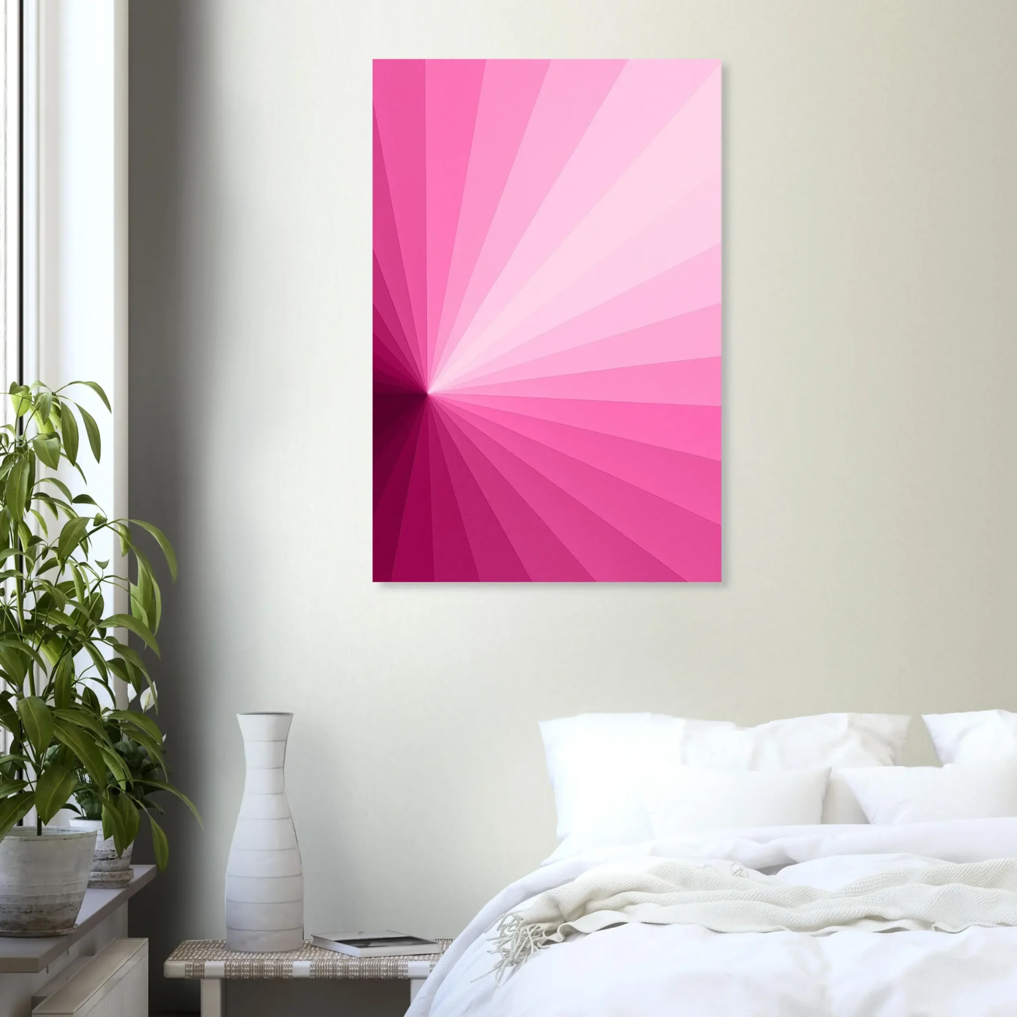 US Giclée Print Poster PINK VECTOR. Fine Art Wall Art with Archival Quality. Printed, packaged, and shipped in the US. Exclusive ColorVanta design.