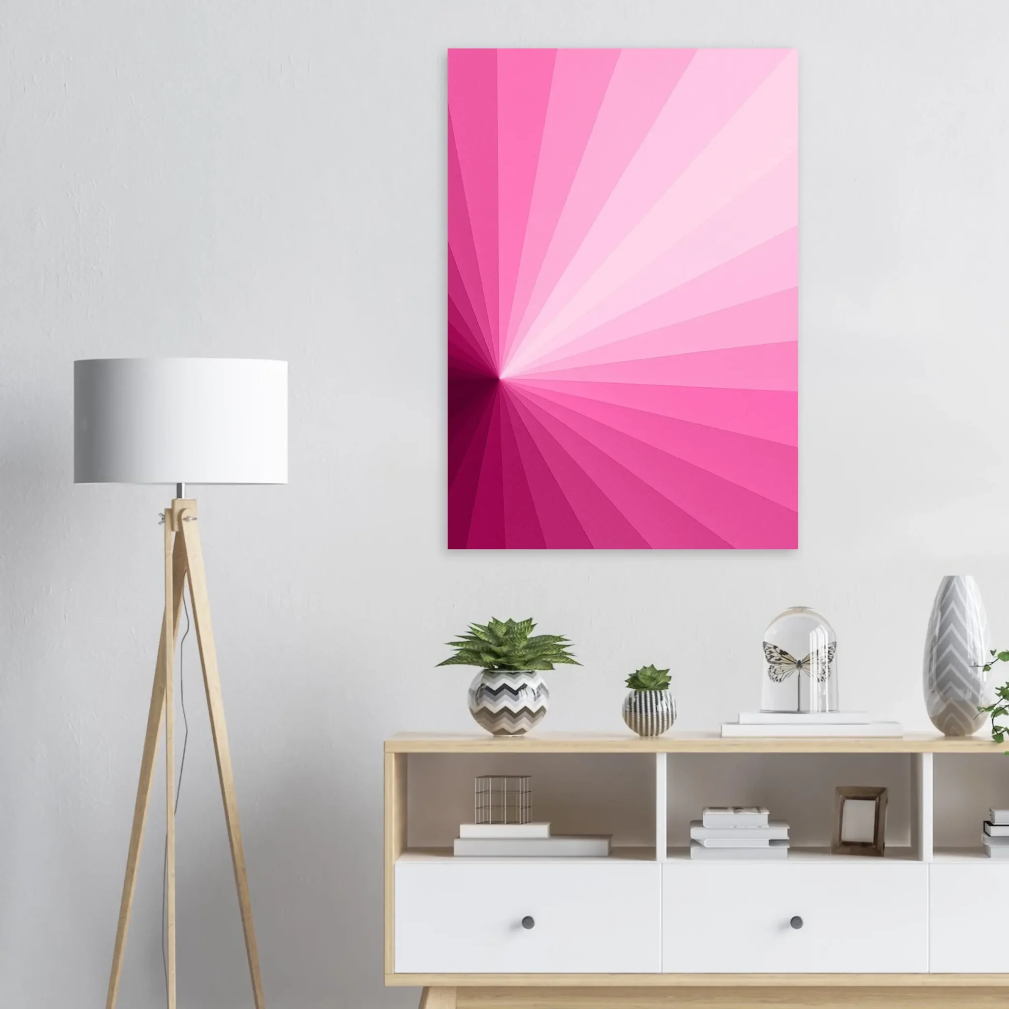 US Giclée Print Poster PINK VECTOR. Fine Art Wall Art with Archival Quality. Printed, packaged, and shipped in the US. Exclusive ColorVanta design.