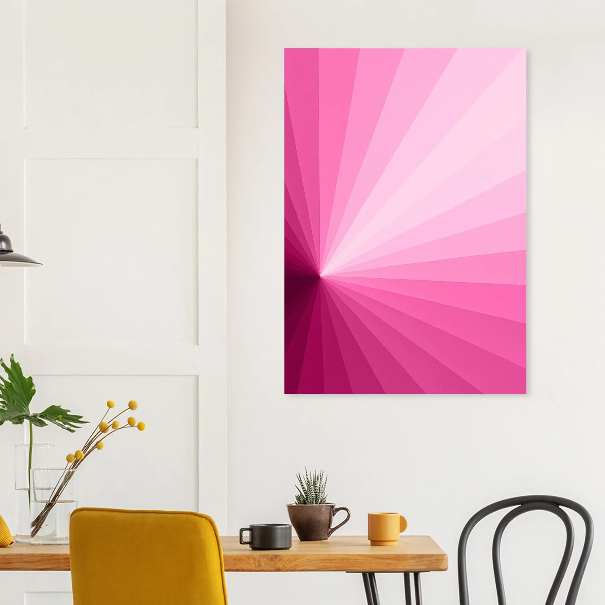 US Giclée Print Poster PINK VECTOR. Fine Art Wall Art with Archival Quality. Printed, packaged, and shipped in the US. Exclusive ColorVanta design.