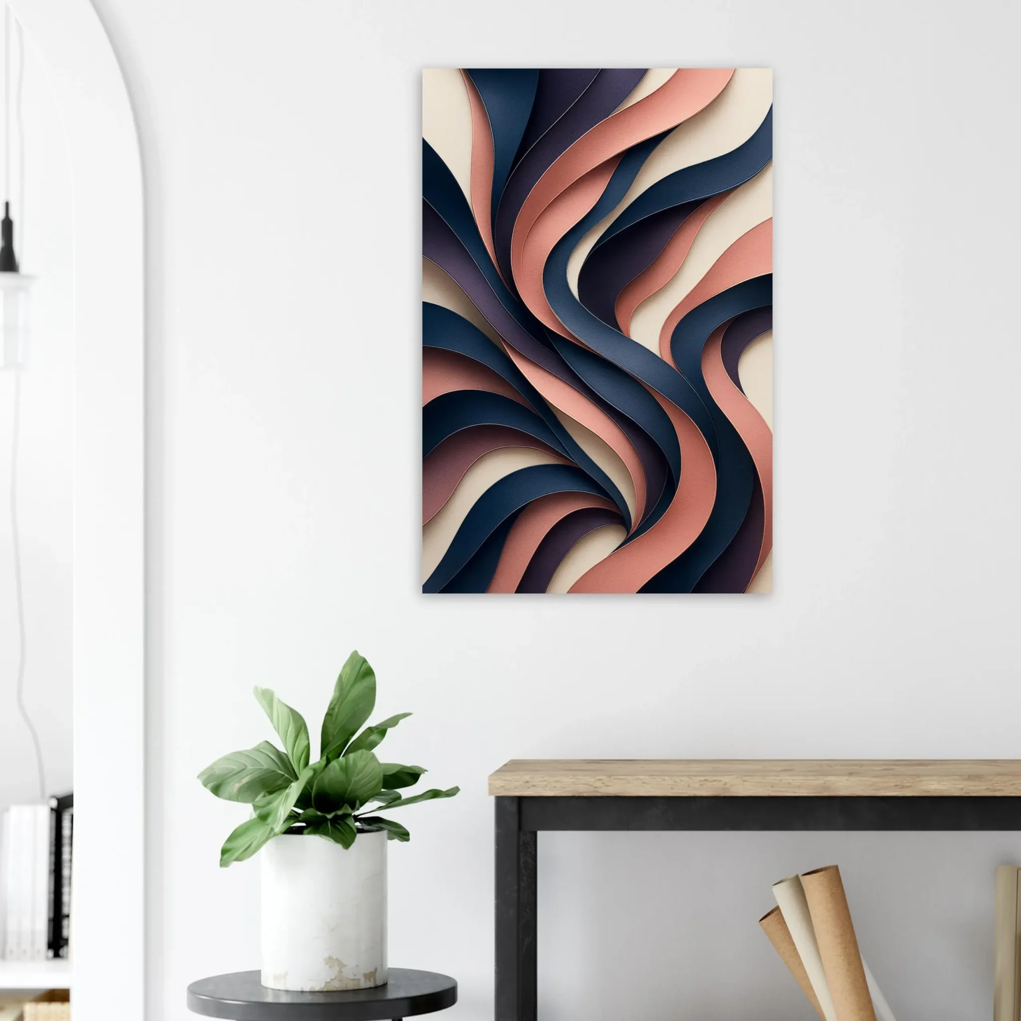 US Giclée Print Poster RIBBONS OF DUSK. Fine Art Wall Art with Archival Quality. Exclusive ColorVanta design.