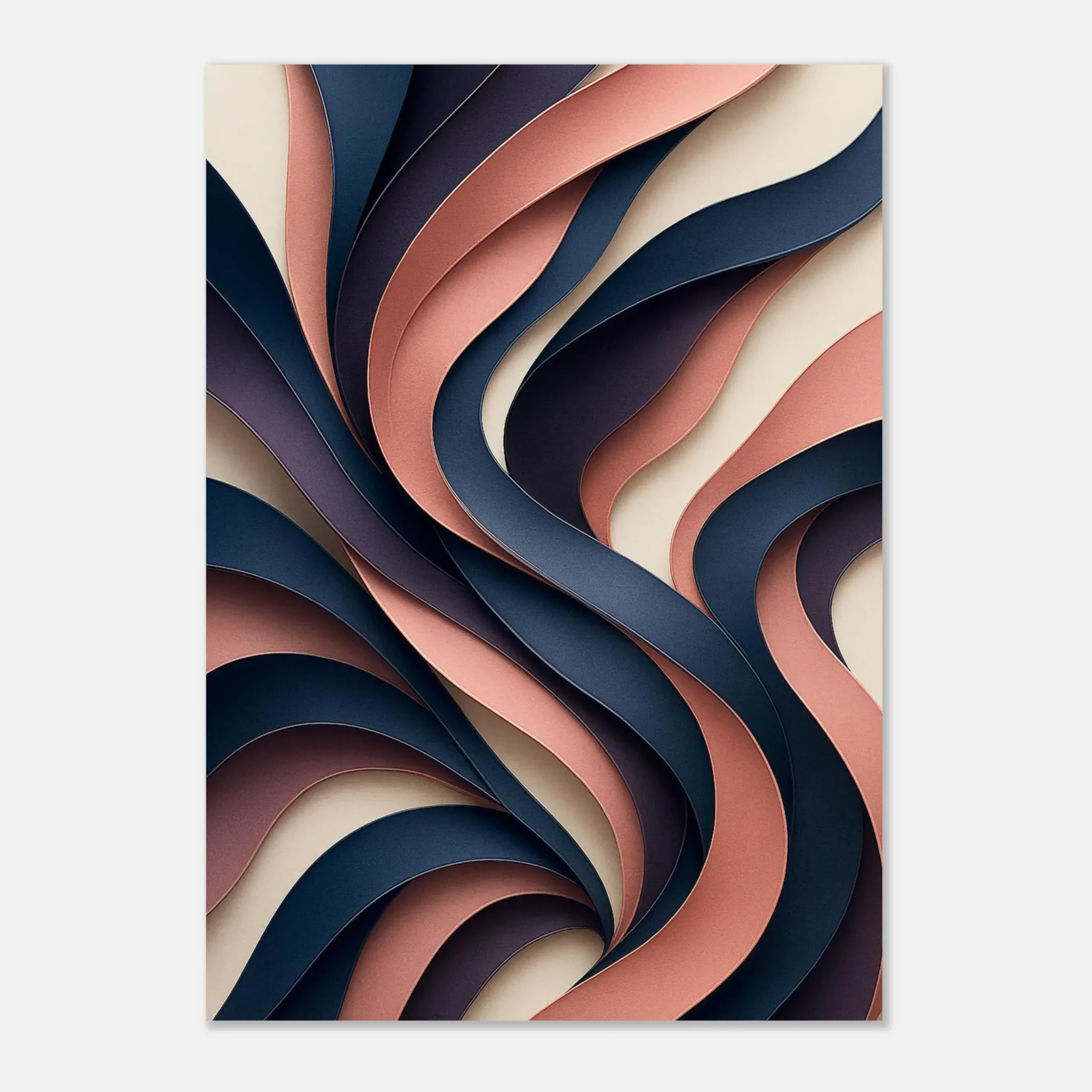 US Giclée Print Poster RIBBONS OF DUSK. Fine Art Wall Art with Archival Quality. Exclusive ColorVanta design.