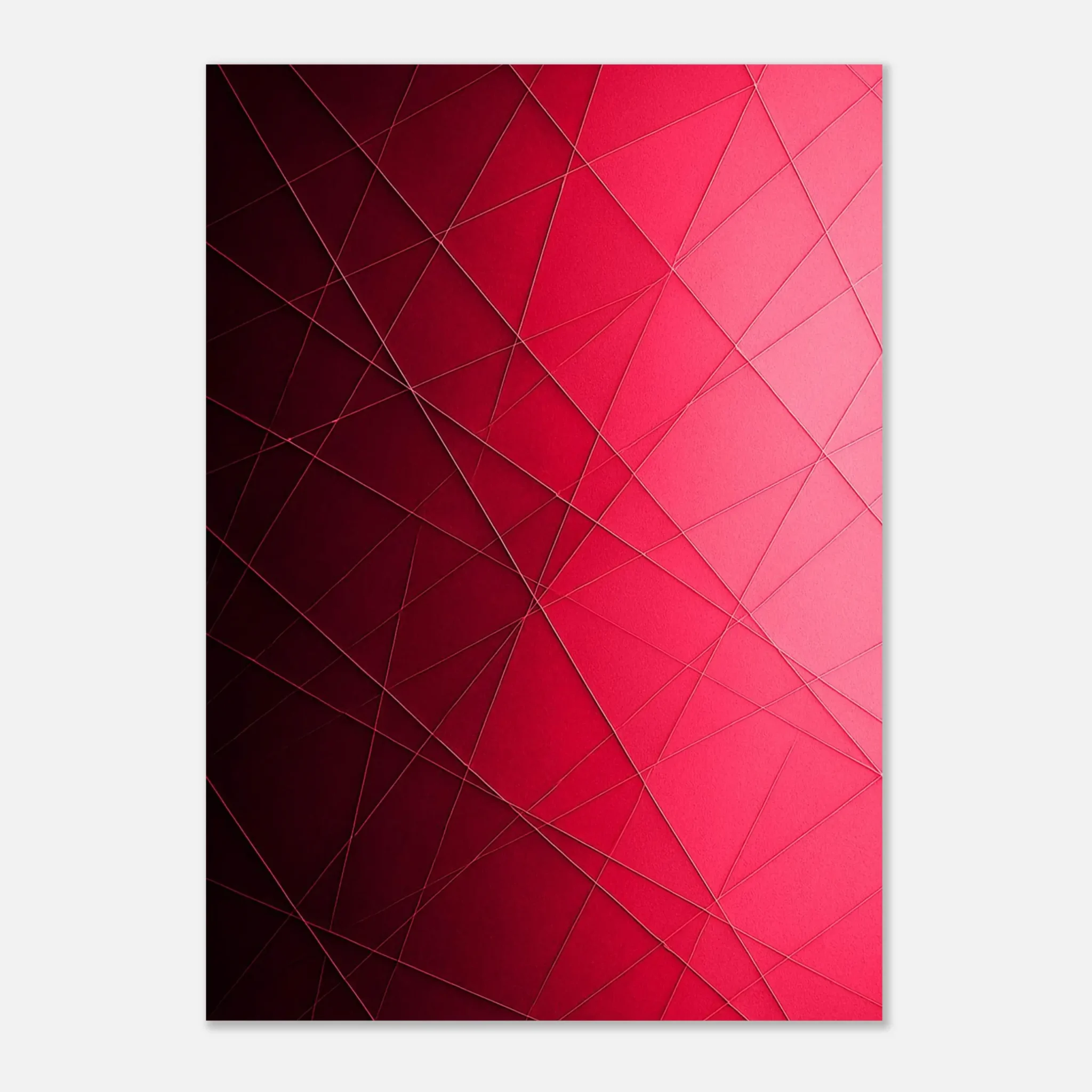 US Giclée Print Poster SPECTRAL RED. Fine Art Wall Art with Archival Quality. Printed, packaged, and shipped in the US. Exclusive ColorVanta design.
