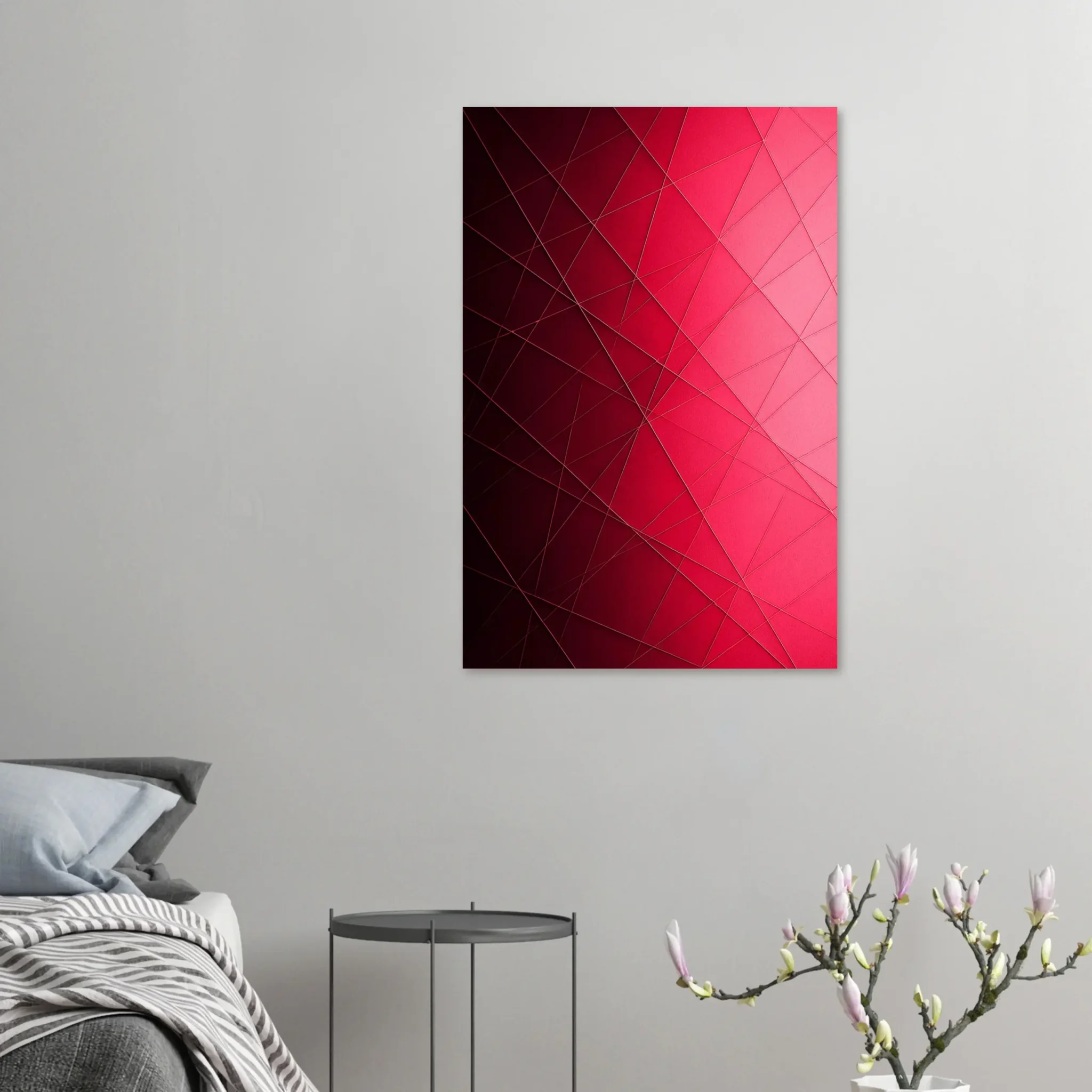 US Giclée Print Poster SPECTRAL RED. Fine Art Wall Art with Archival Quality. Printed, packaged, and shipped in the US. Exclusive ColorVanta design.