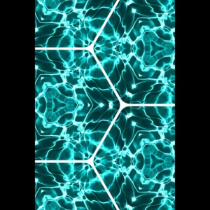 US Giclée Print Poster TURQUOISE GLEAM. Fine Art Wall Art with Archival Quality. Printed, packaged, and shipped in the US. Exclusive ColorVanta design.