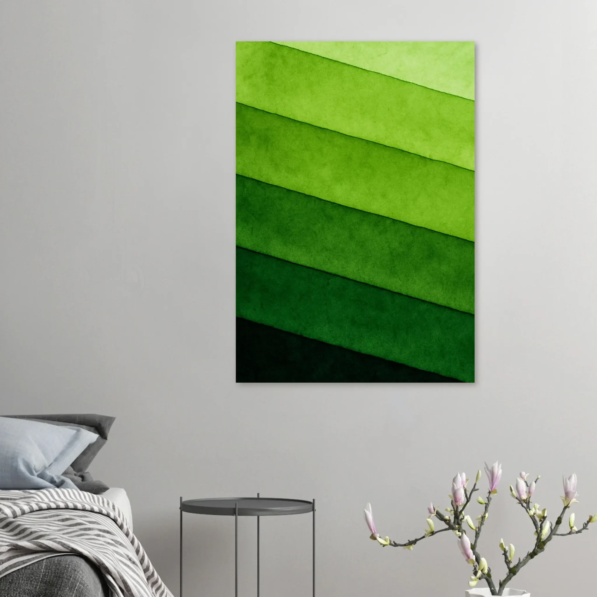 US Giclée Print Poster VERDANT SCALE. Fine Art Wall Art with Archival Quality. Printed, packaged, and shipped in the US. Exclusive ColorVanta design.