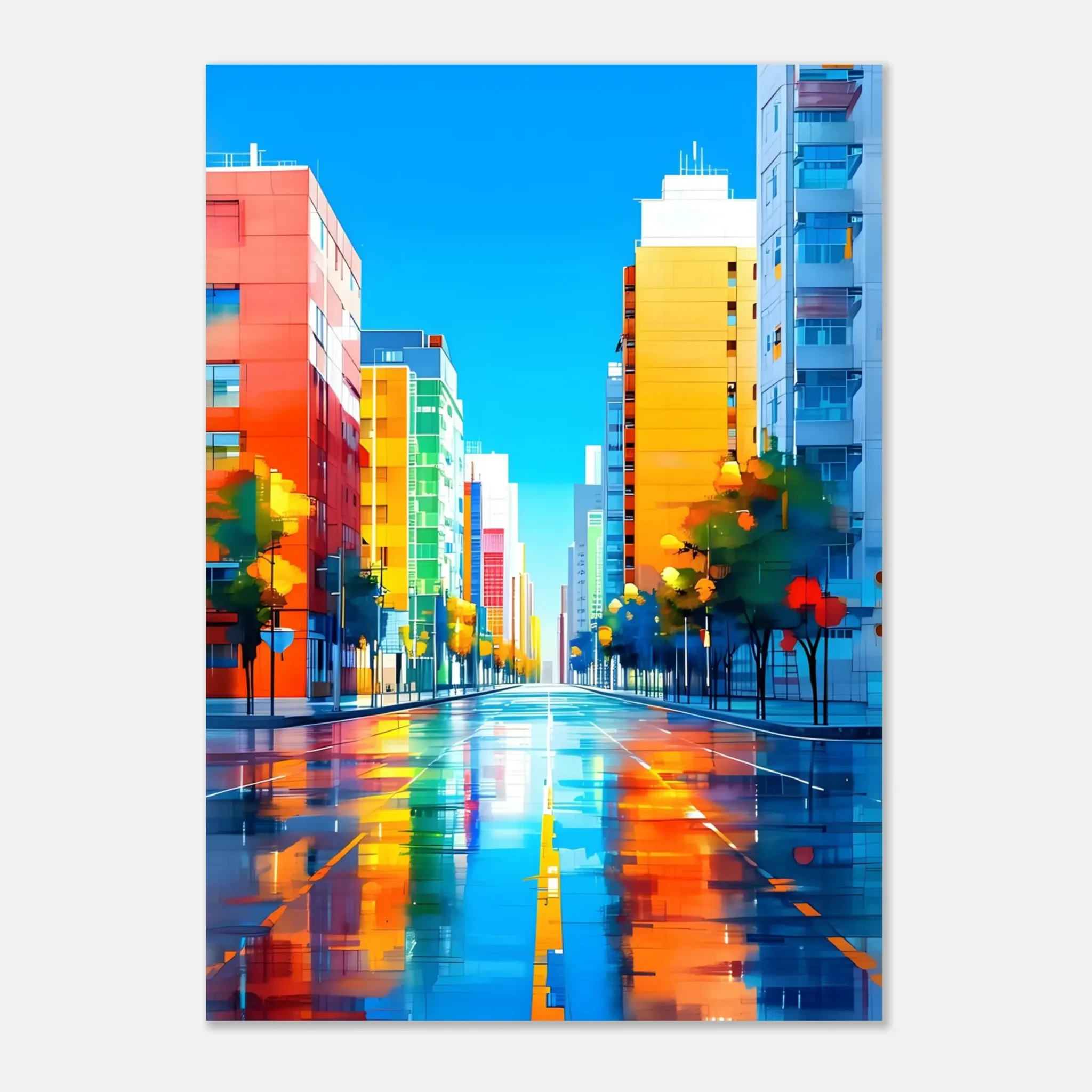 US Giclée Print Poster AFTER THE RAIN. Fine Art Wall Art with Archival Quality. Printed, packaged, and shipped in the US. Exclusive ColorVanta design.