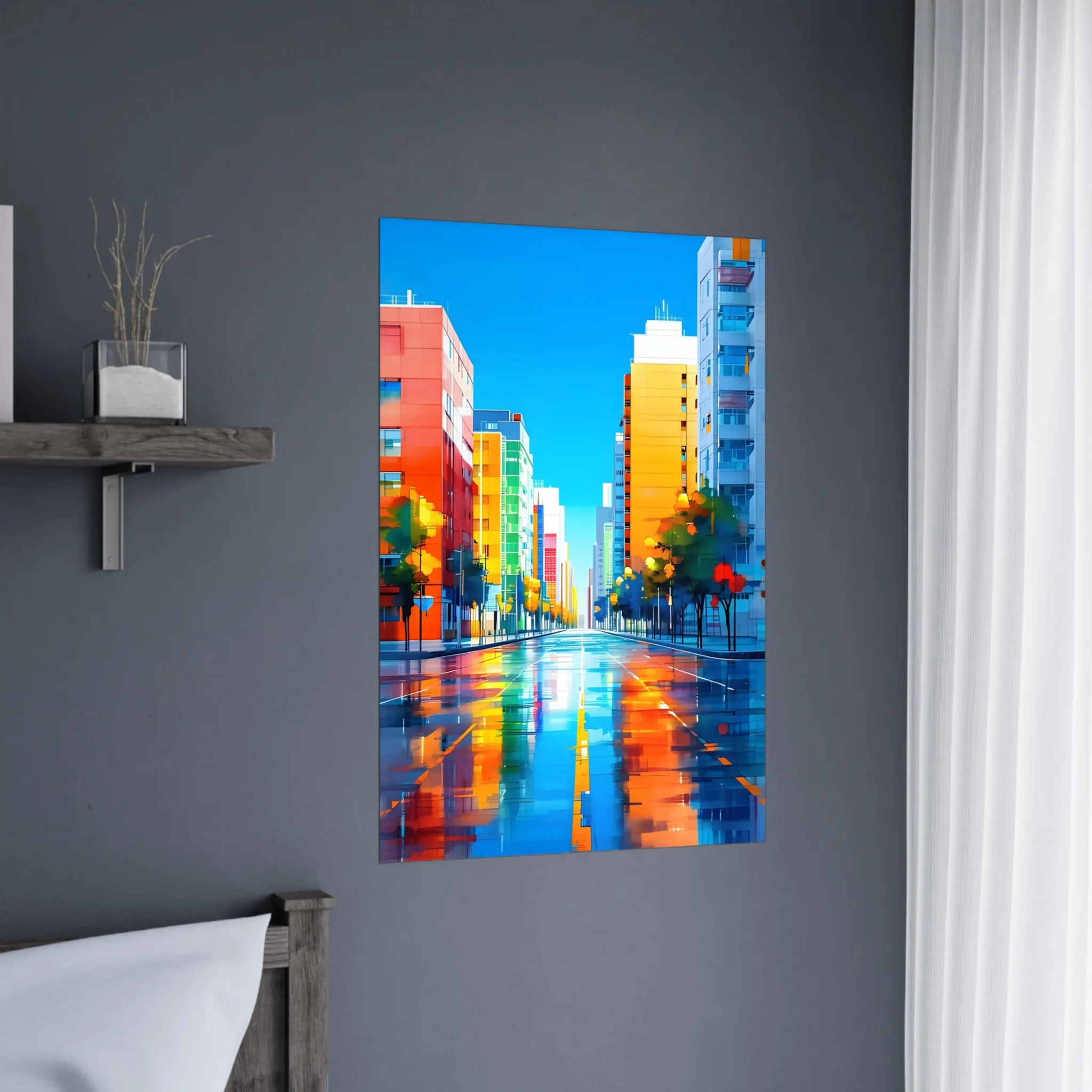 US Giclée Print Poster AFTER THE RAIN. Fine Art Wall Art with Archival Quality. Printed, packaged, and shipped in the US. Exclusive ColorVanta design.