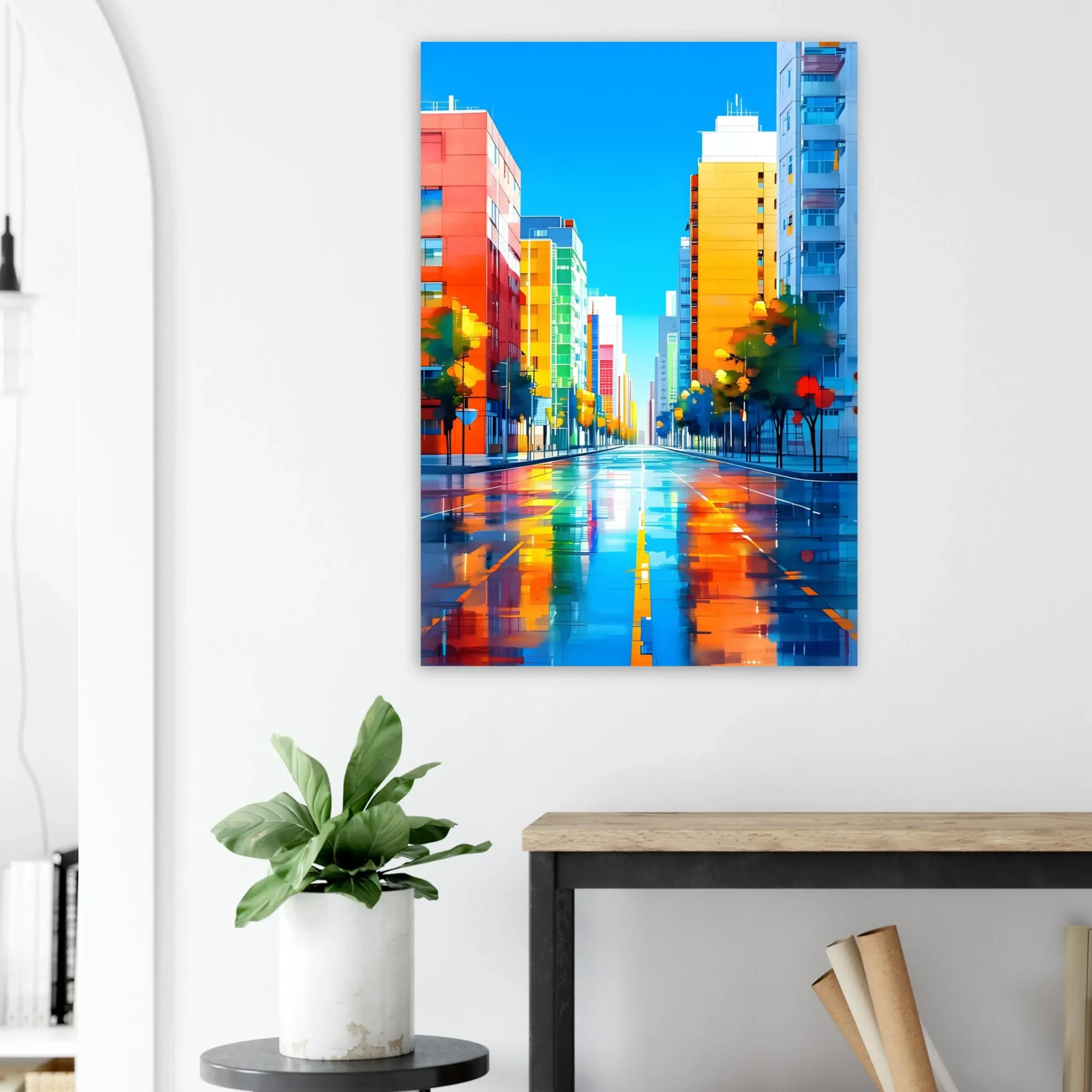 US Giclée Print Poster AFTER THE RAIN. Fine Art Wall Art with Archival Quality. Printed, packaged, and shipped in the US. Exclusive ColorVanta design.