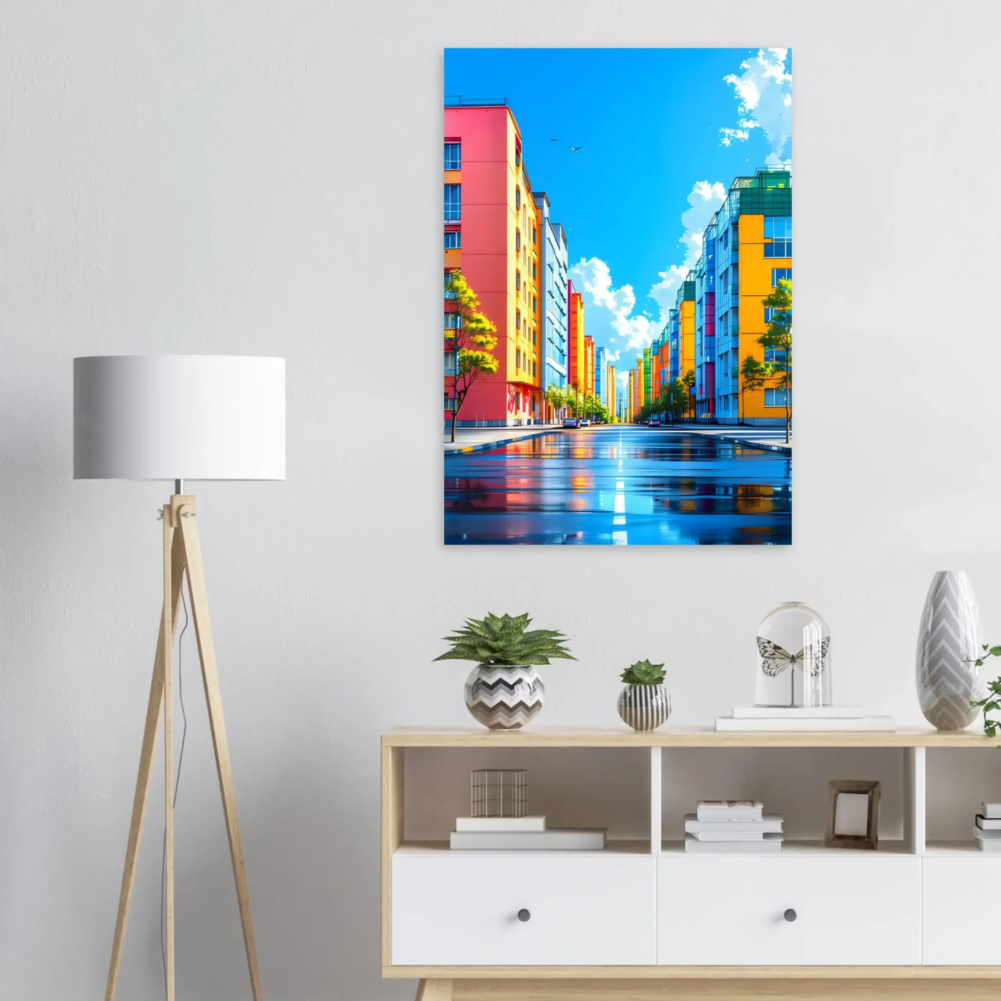 US Giclée Print Poster UNDER A LIVING SKY. Fine Art Wall Art with Archival Quality. Printed, packaged, and shipped in the US. Exclusive ColorVanta design.