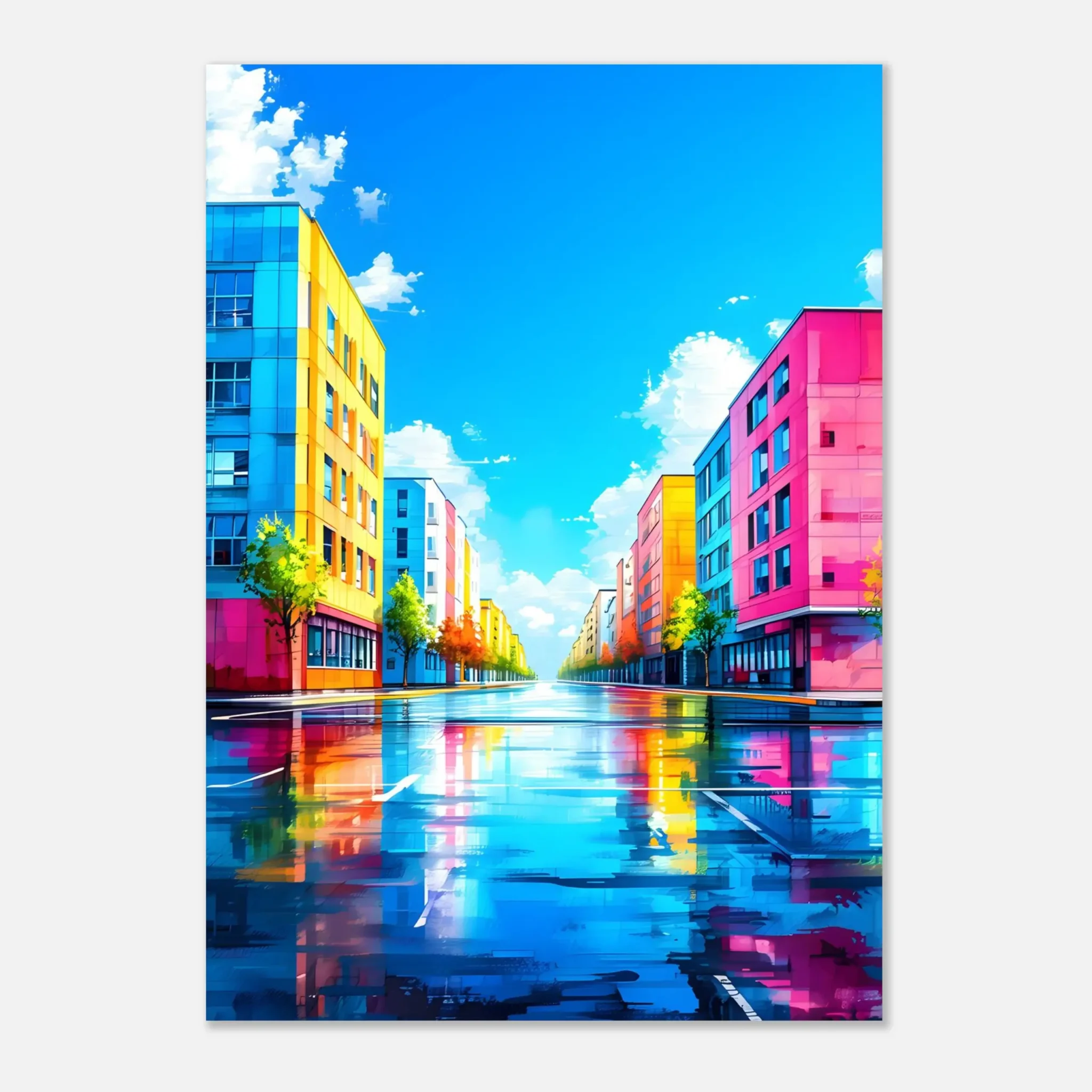 US Giclée Print Poster OPEN HORIZON. Fine Art Wall Art with Archival Quality. Printed, packaged, and shipped in the US. Exclusive ColorVanta design.