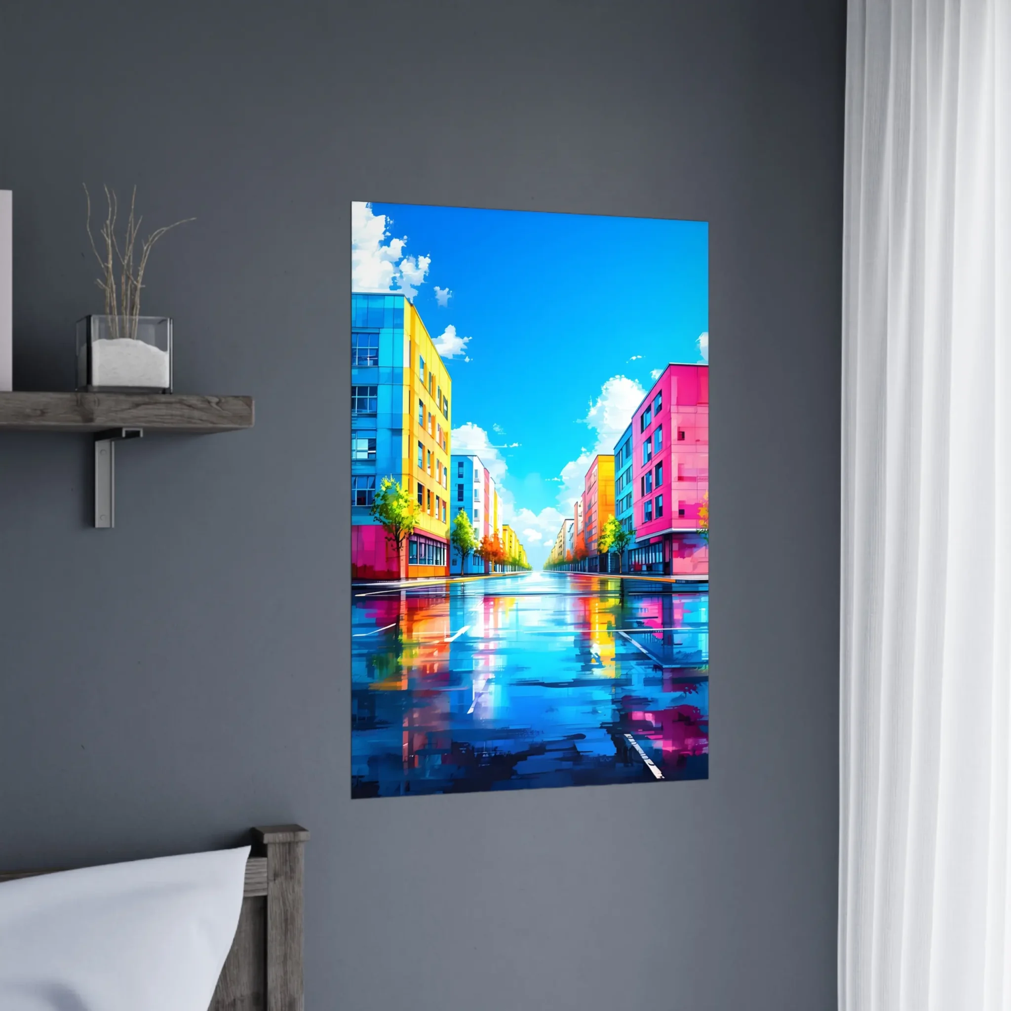 US Giclée Print Poster OPEN HORIZON. Fine Art Wall Art with Archival Quality. Printed, packaged, and shipped in the US. Exclusive ColorVanta design.