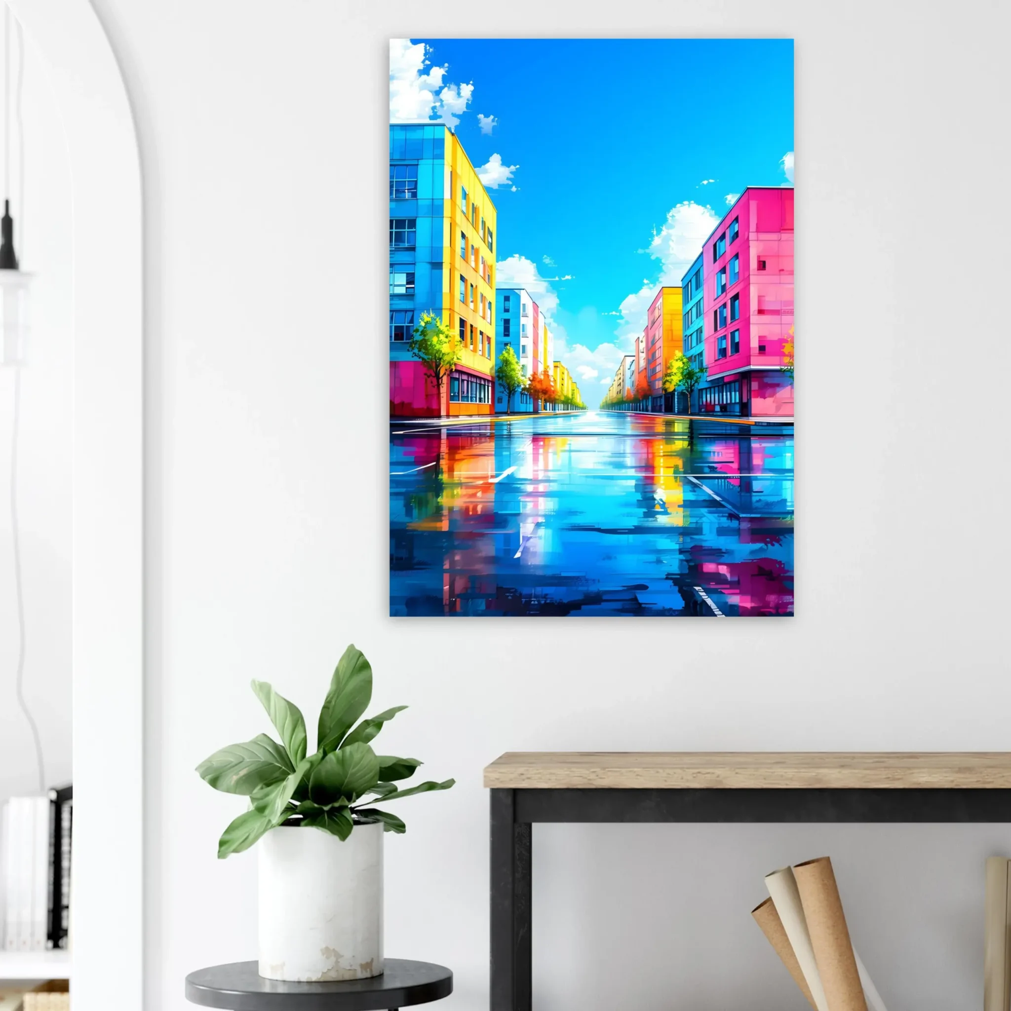 US Giclée Print Poster OPEN HORIZON. Fine Art Wall Art with Archival Quality. Printed, packaged, and shipped in the US. Exclusive ColorVanta design.