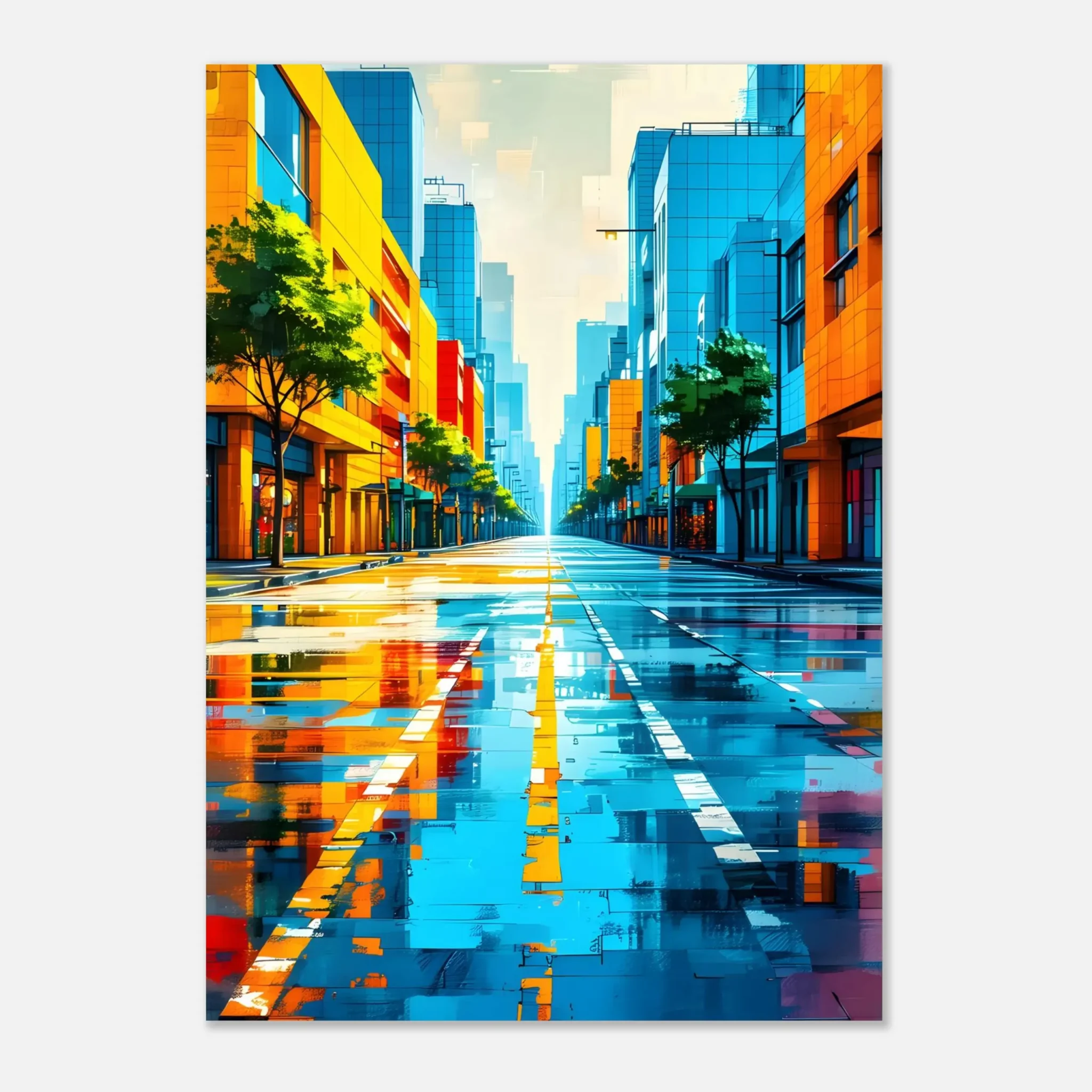 US Giclée Print Poster REFLECTED GROUND. Fine Art Wall Art with Archival Quality. Printed, packaged, and shipped in the US. Exclusive ColorVanta design.