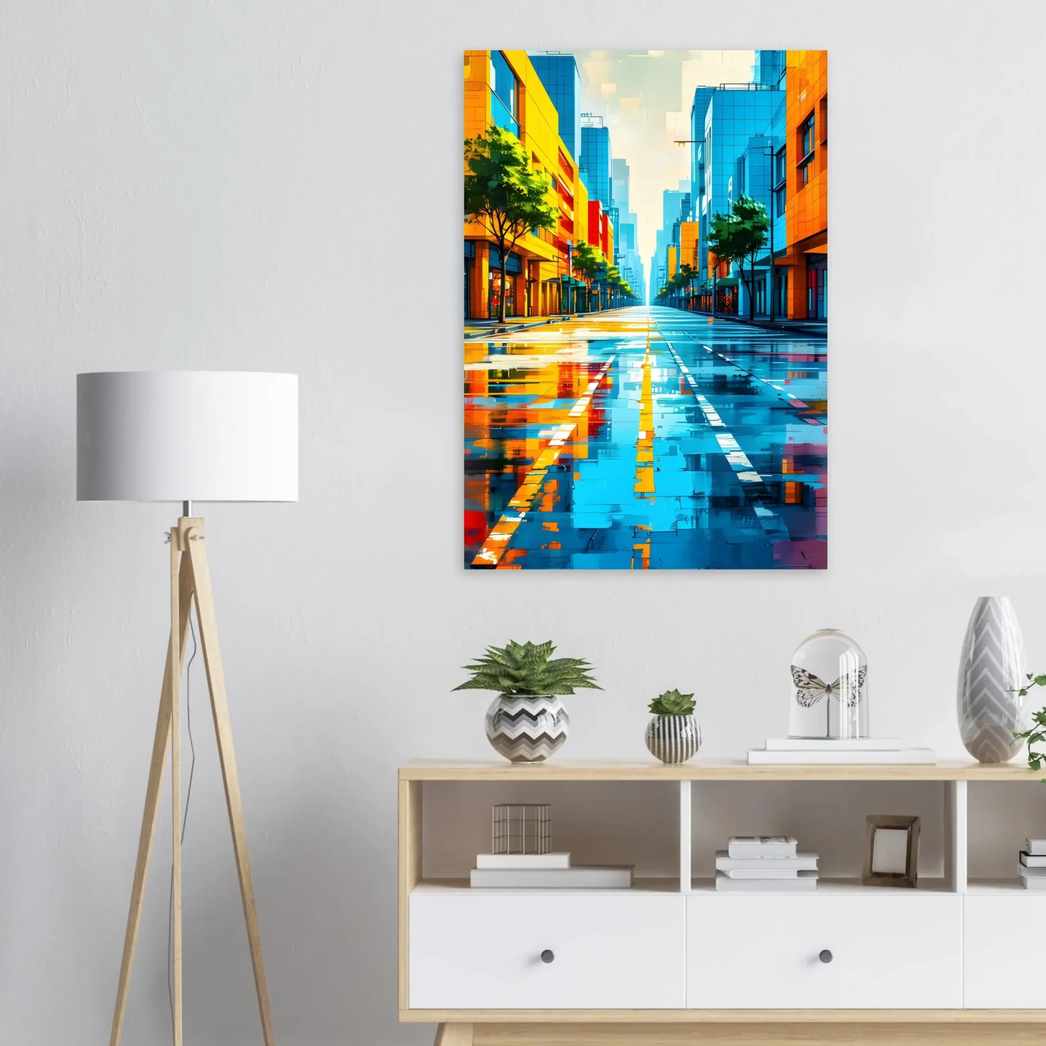 US Giclée Print Poster REFLECTED GROUND. Fine Art Wall Art with Archival Quality. Printed, packaged, and shipped in the US. Exclusive ColorVanta design.