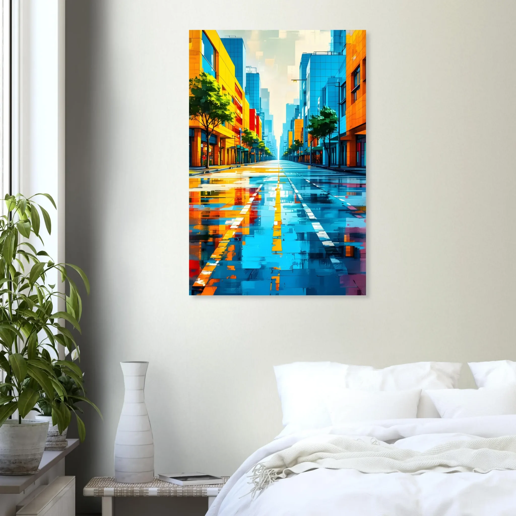 US Giclée Print Poster REFLECTED GROUND. Fine Art Wall Art with Archival Quality. Printed, packaged, and shipped in the US. Exclusive ColorVanta design.