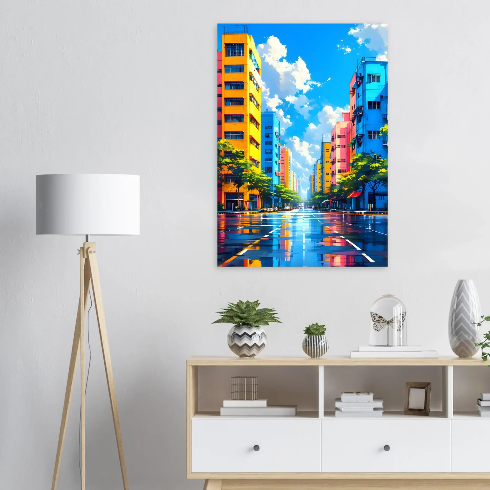 US Giclée Print Poster UNDER OPEN SKY. Fine Art Wall Art with Archival Quality. Printed, packaged, and shipped in the US. Exclusive ColorVanta design.