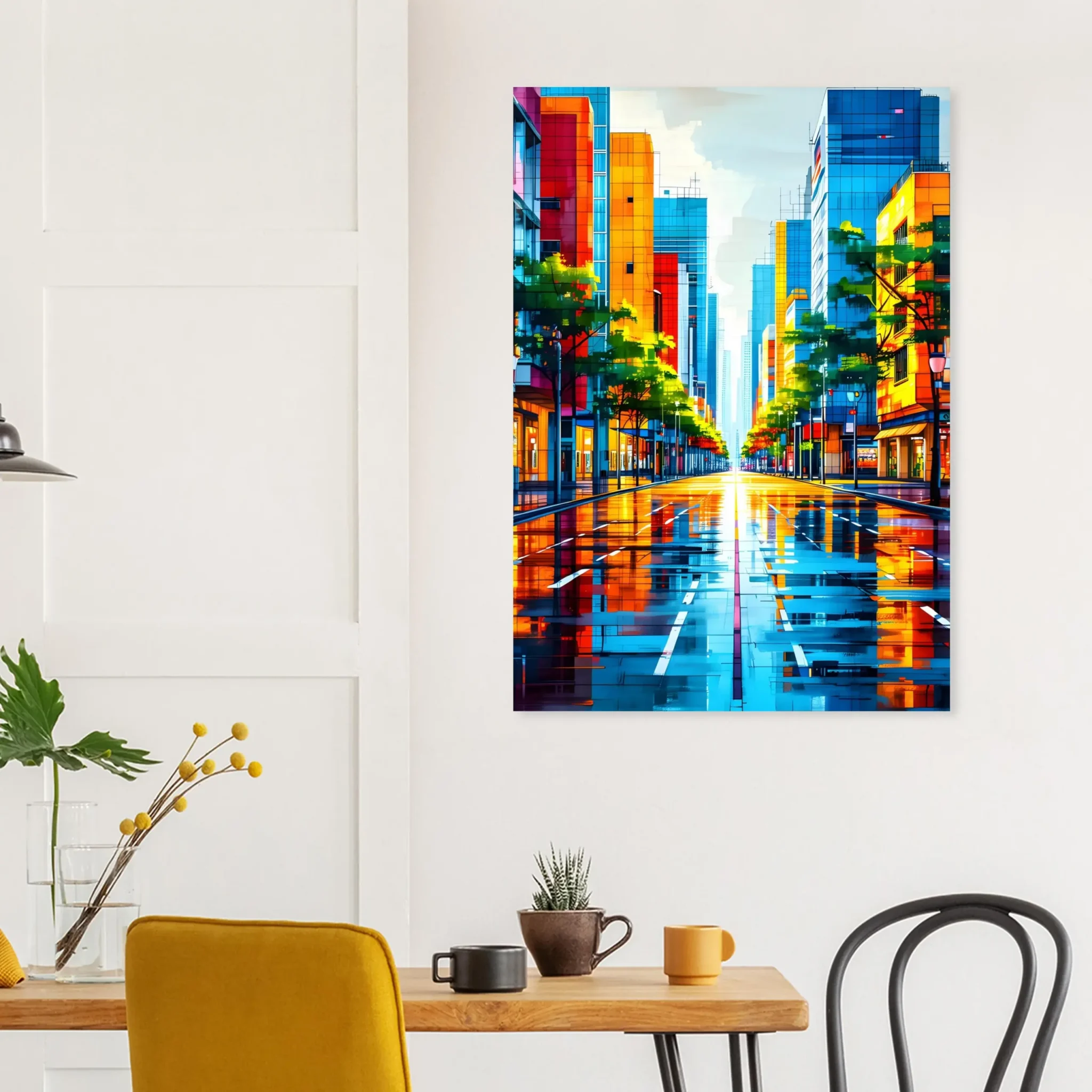 US Giclée Print Poster VERTICAL FLOW. Fine Art Wall Art with Archival Quality. Printed, packaged, and shipped in the US. Exclusive ColorVanta design.