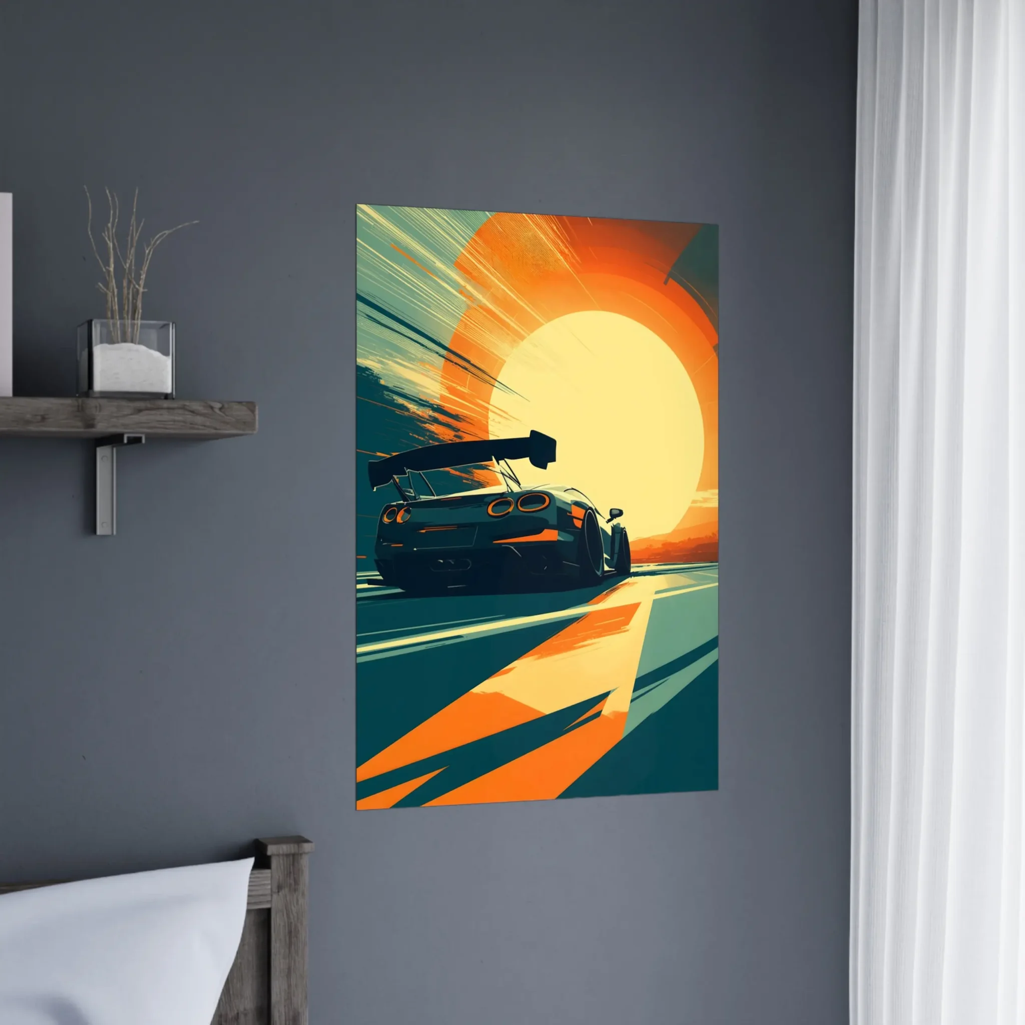 US Giclée Print Poster CLEAR TRAJECTORY. Fine Art Wall Art with Archival Quality. Printed, packaged, and shipped within North America. Exclusive ColorVanta design.