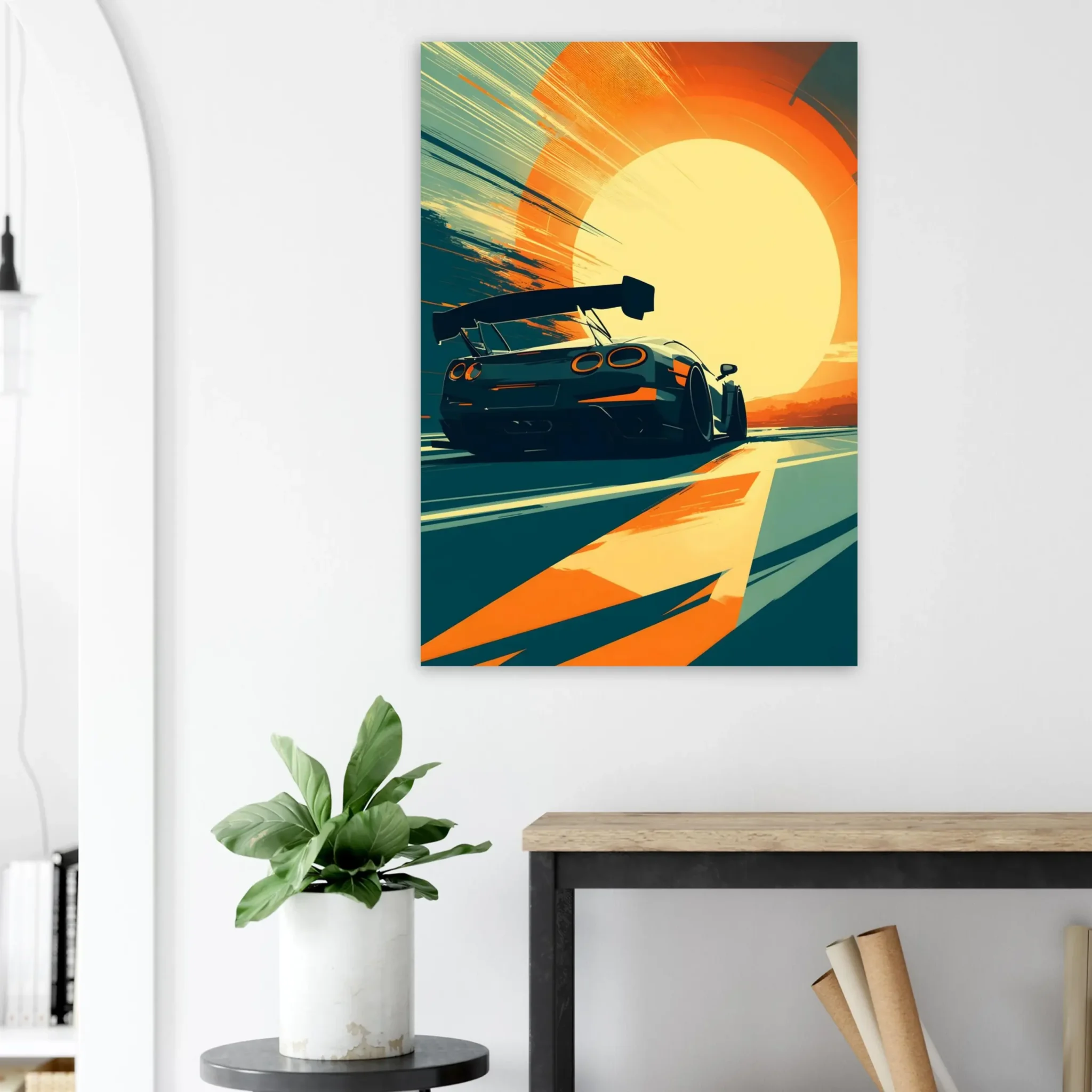 US Giclée Print Poster CLEAR TRAJECTORY. Fine Art Wall Art with Archival Quality. Printed, packaged, and shipped within North America. Exclusive ColorVanta design.